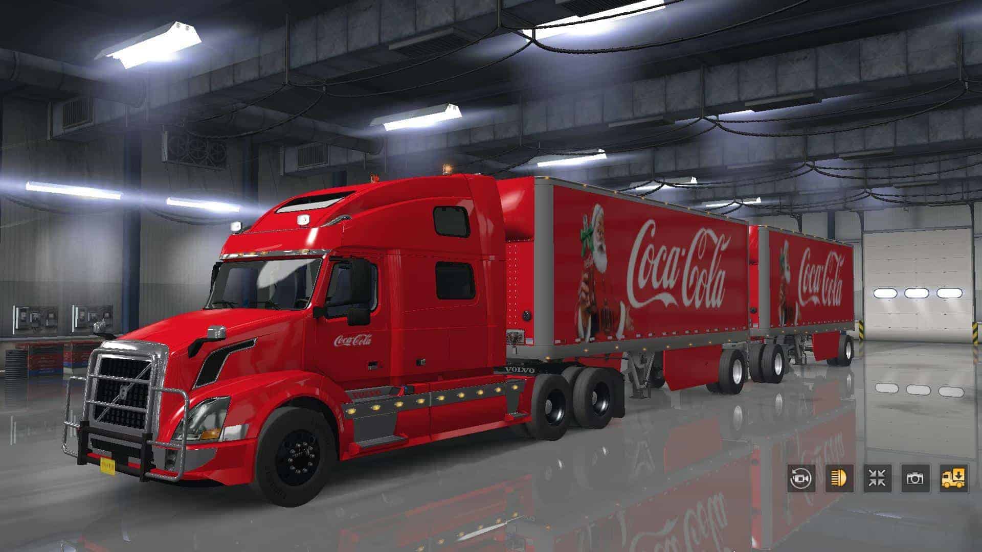 Skin Coca Cola Christmas for your trailer and trucks v1.0 ATS (4) Truck Simulator mod