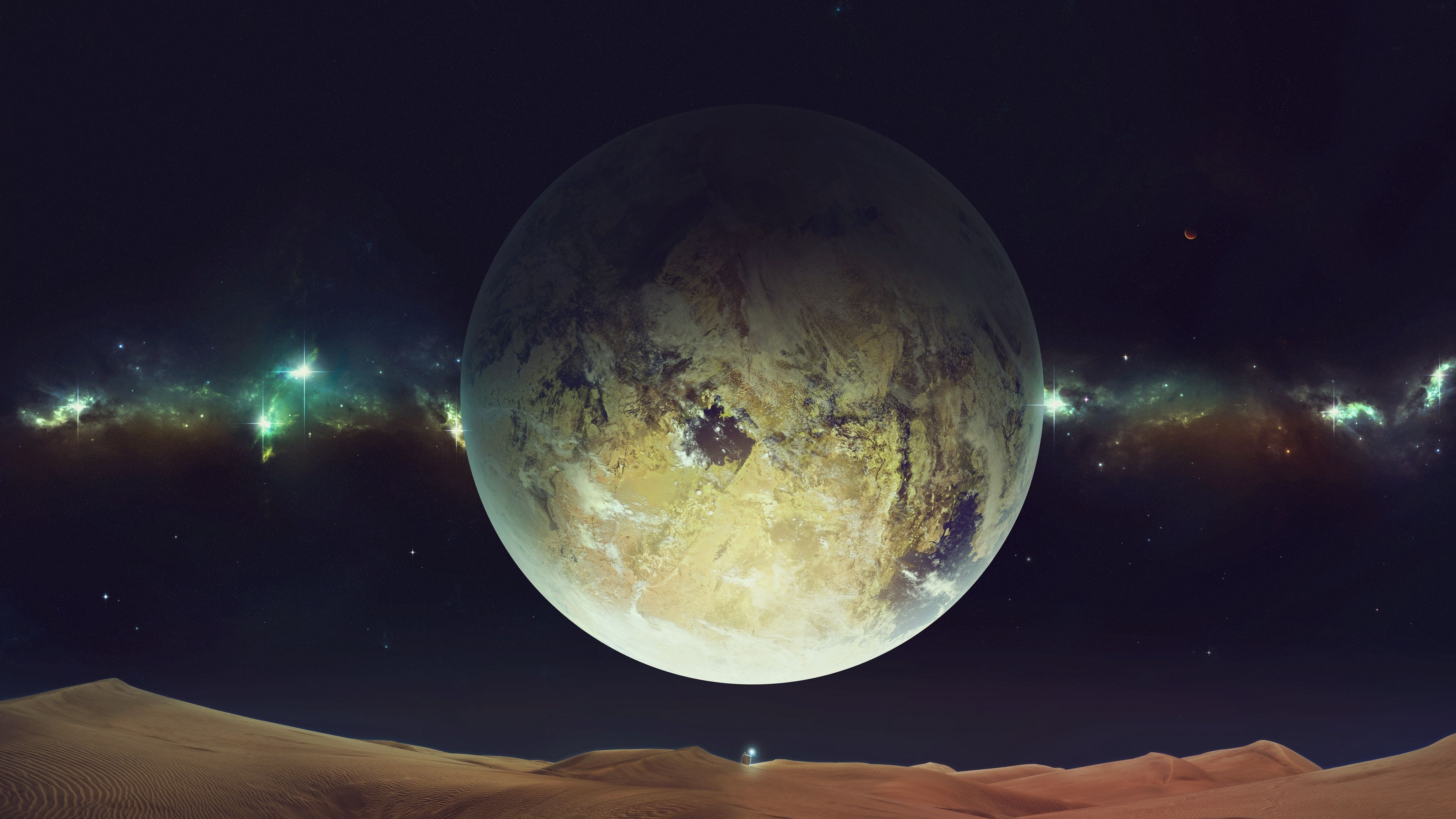 Planet Close up 4K Wallpaper