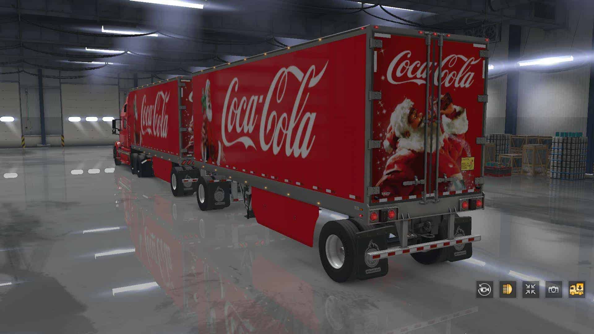 Skin Coca Cola Christmas for your trailer and trucks v1.0 ATS (2) Truck Simulator mod