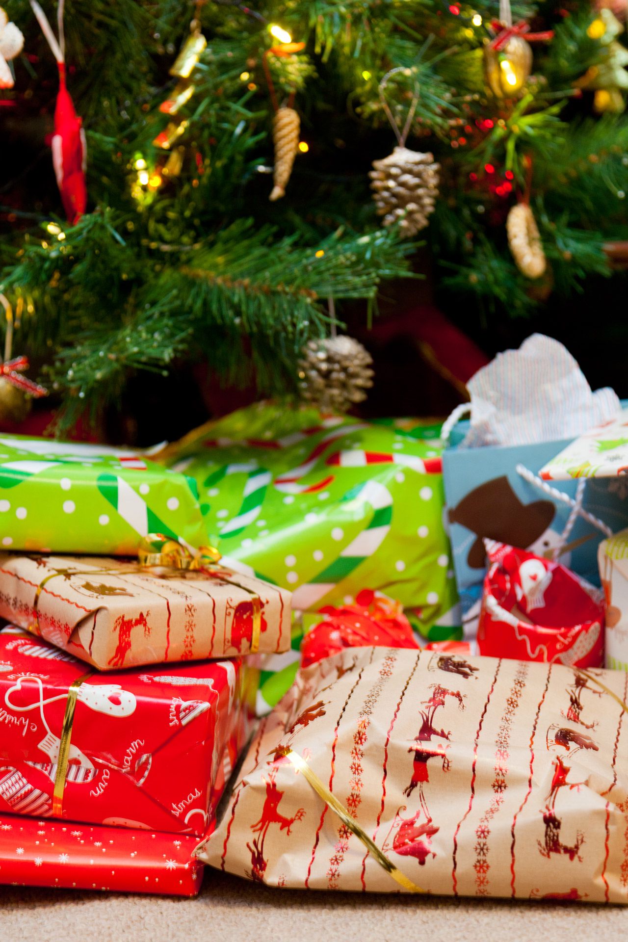 Presents Under The Christmas Tree Free Domain Picture