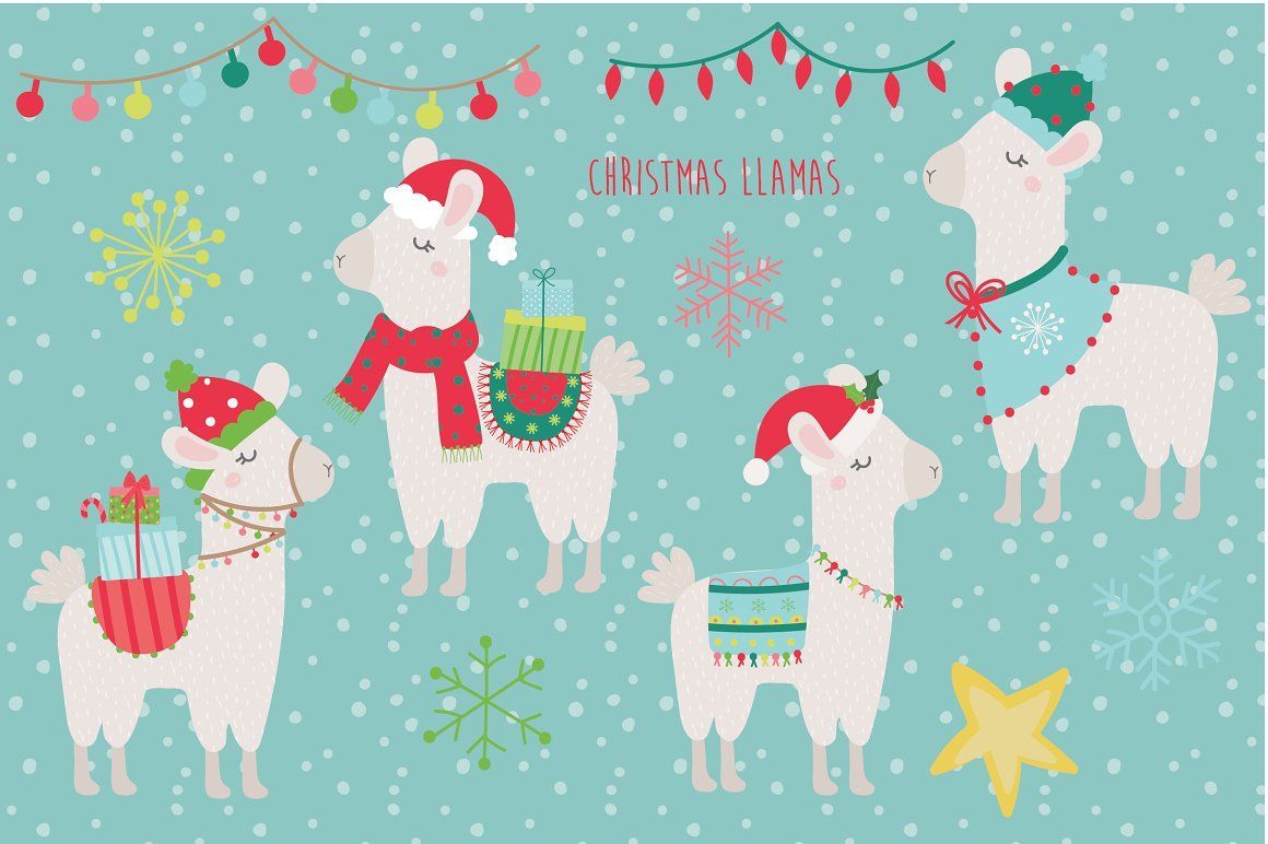 Christmas Lama Wallpapers - Wallpaper Cave