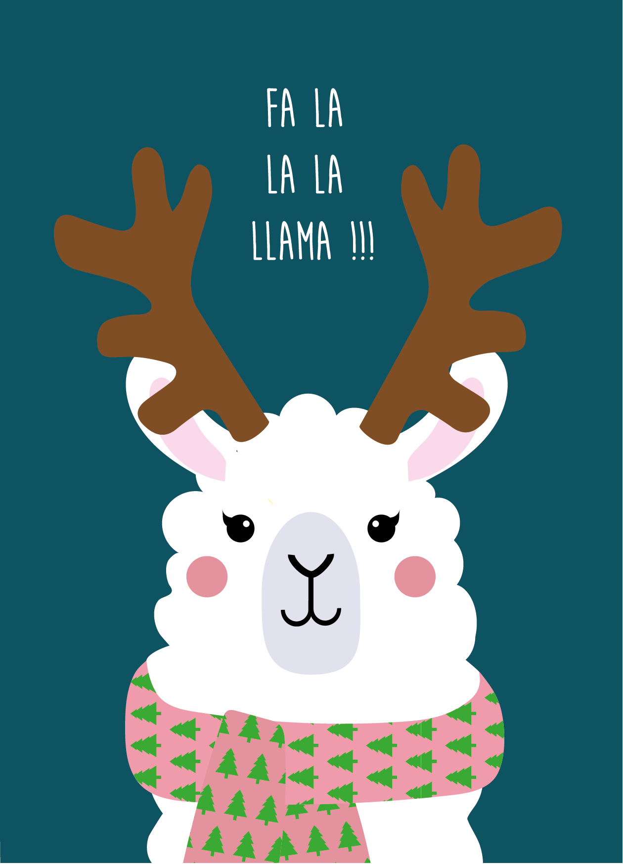 Christmas Llama 