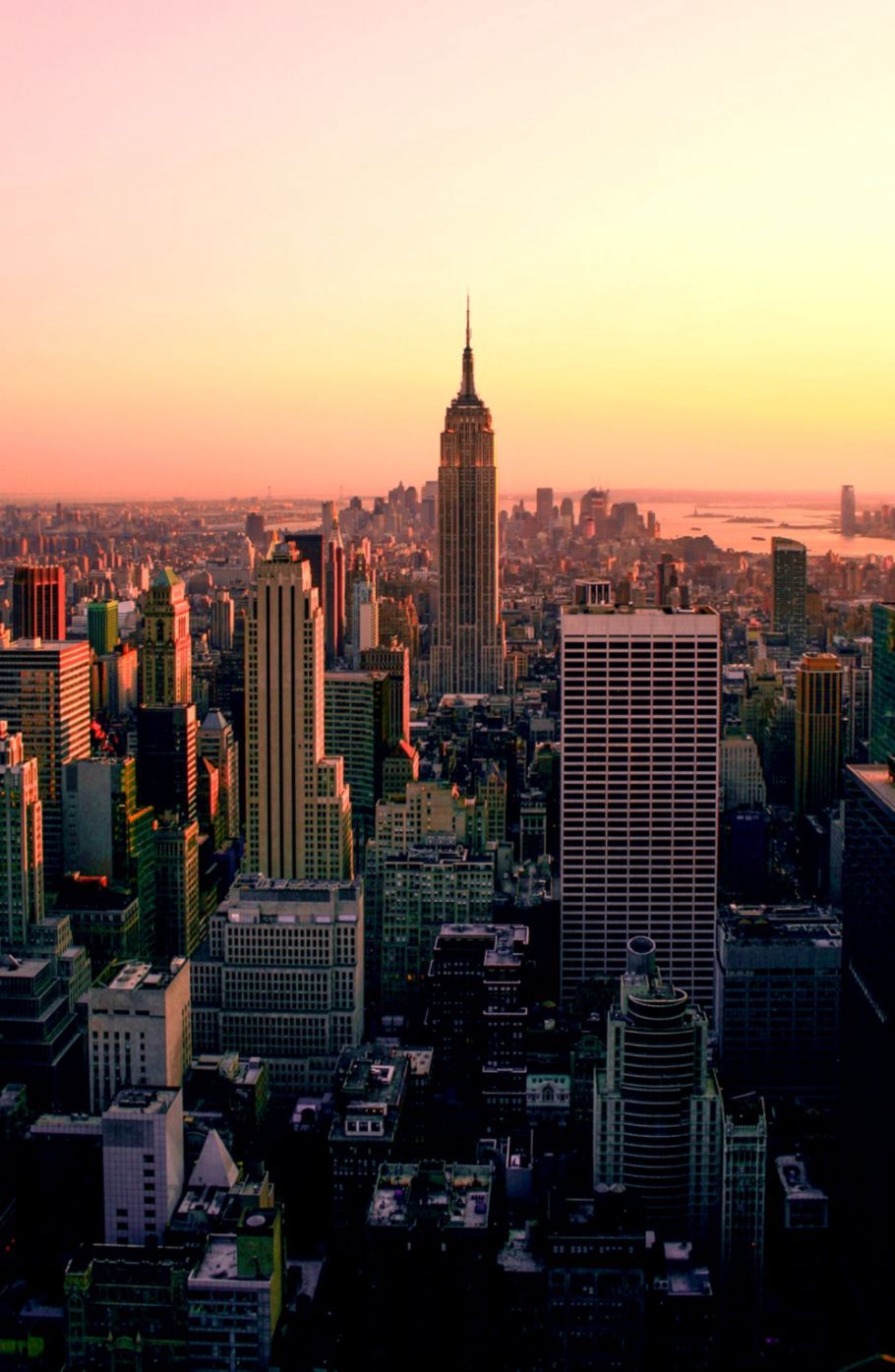 New York City Manhattan Empire State Building Photo HD Wallpaper