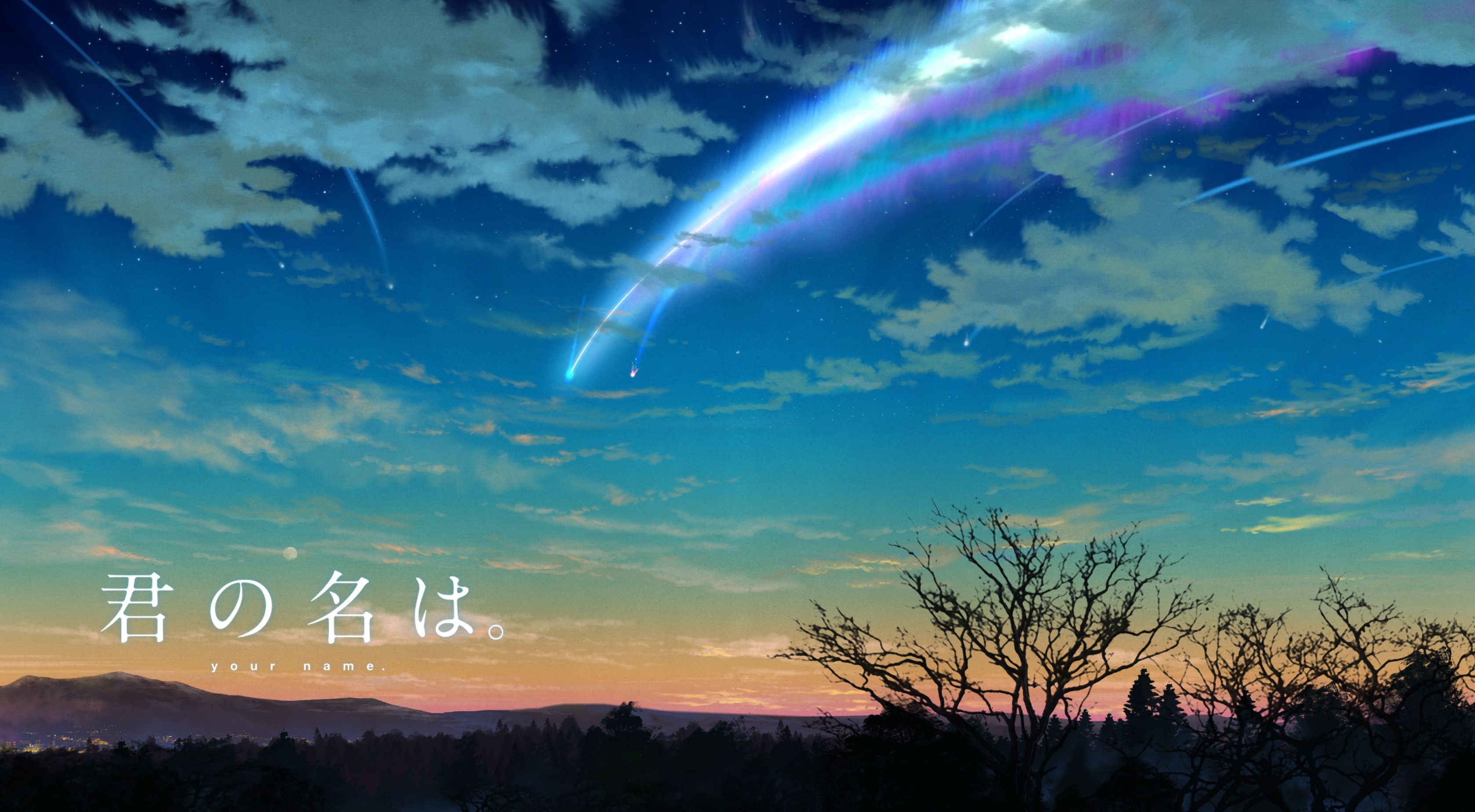 Live wallpaper Your Name (Kimi no Na wa) 7680x2160 4kDual screen / download  from VSThemes