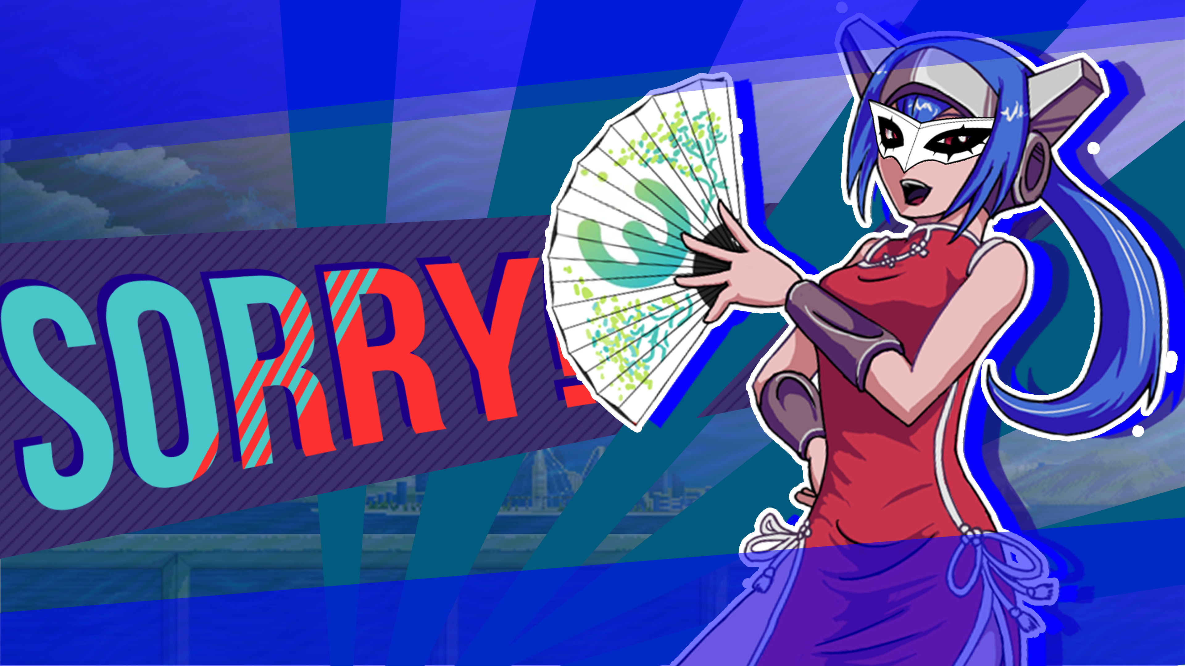 4k Wallpaper?? Persona 5 x Crosscode Thingy