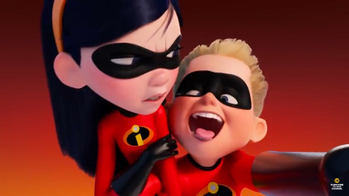 Violet & Dash selfie. Incredibles 2 ad. #Incredibles2. Violet parr, Disney incredibles, The incredibles