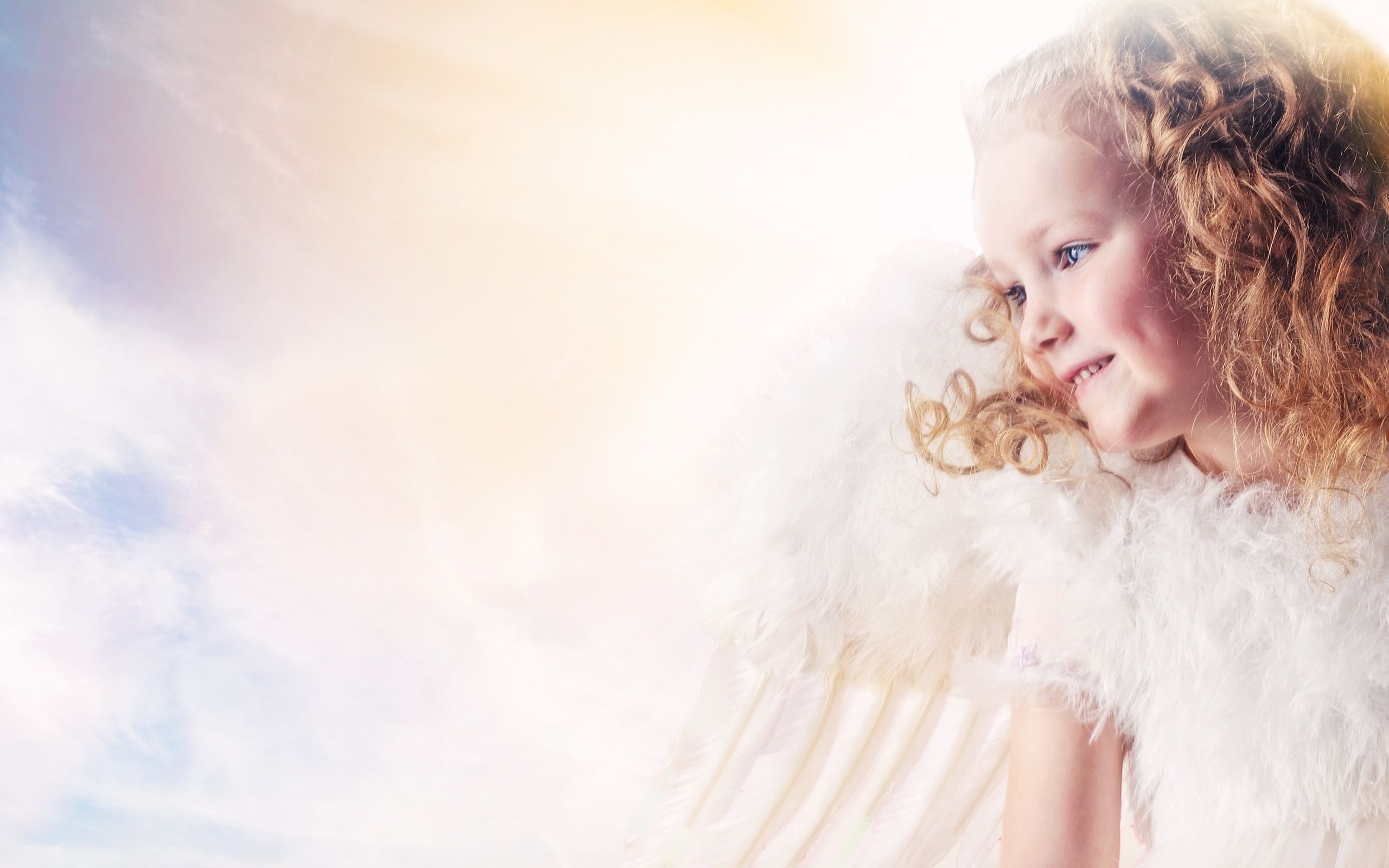 Beautiful Little Angel Girl wallpaper