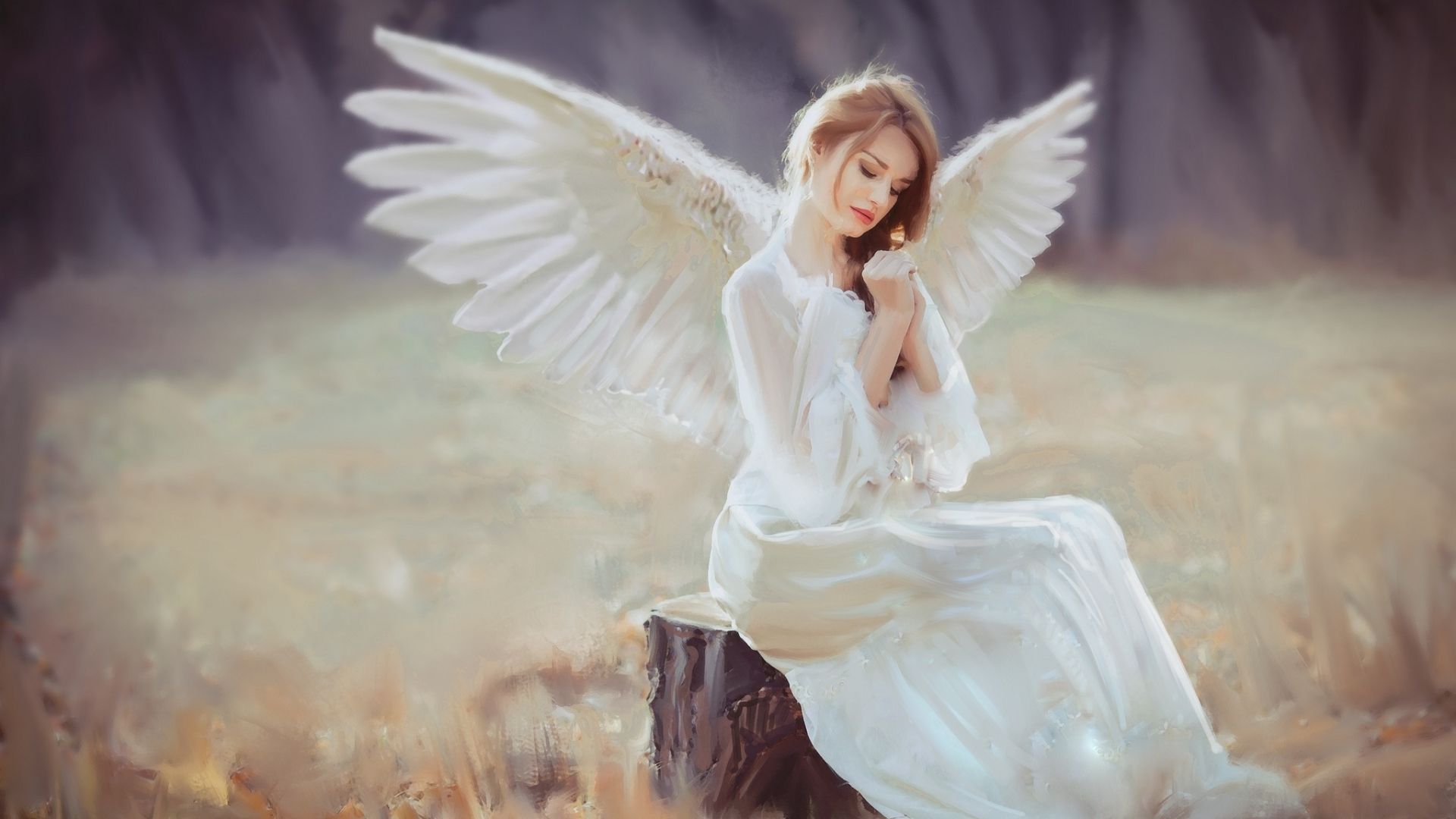 Cute Angels Wallpaper Free Cute Angels Background