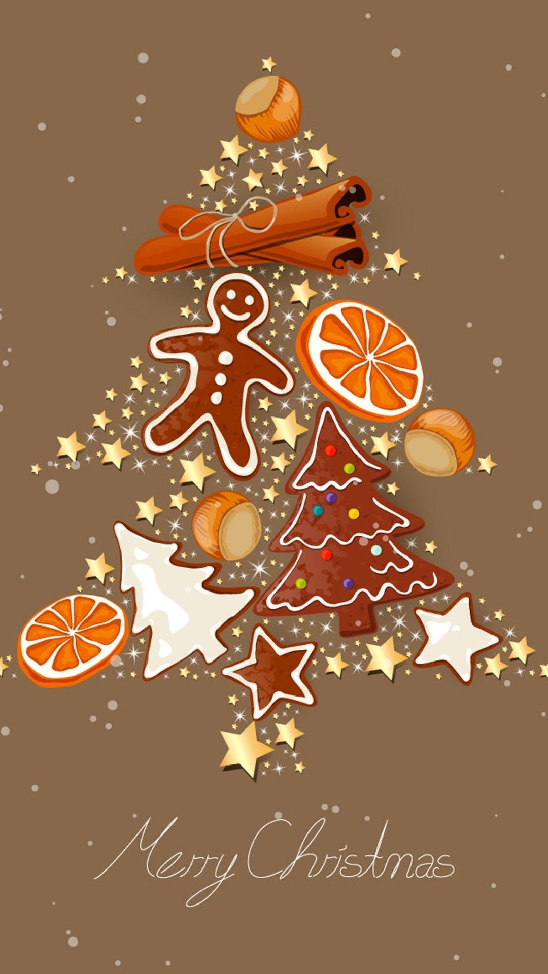 Orange Christmas Tree Wallpapers - Wallpaper Cave