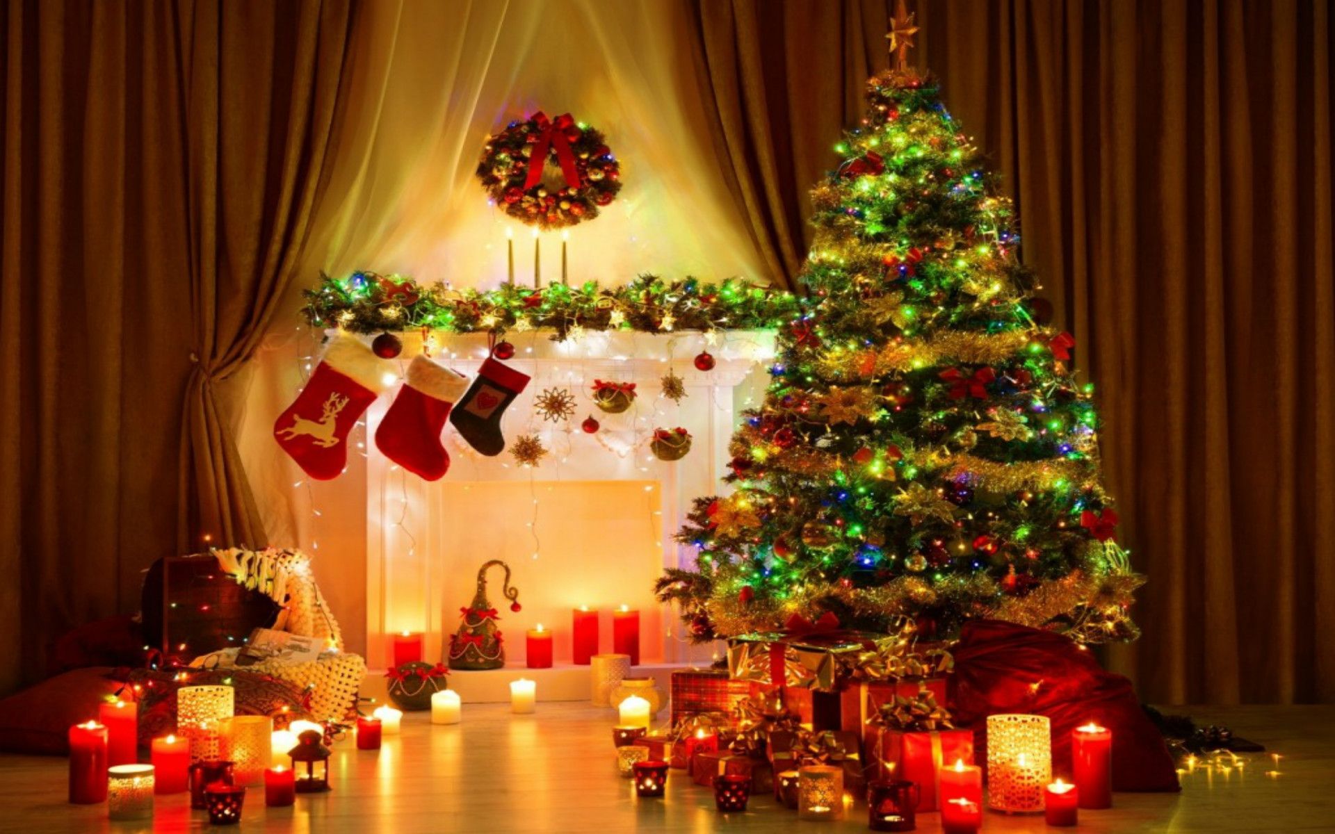 Desktop Christmas Tree Wallpaper HD