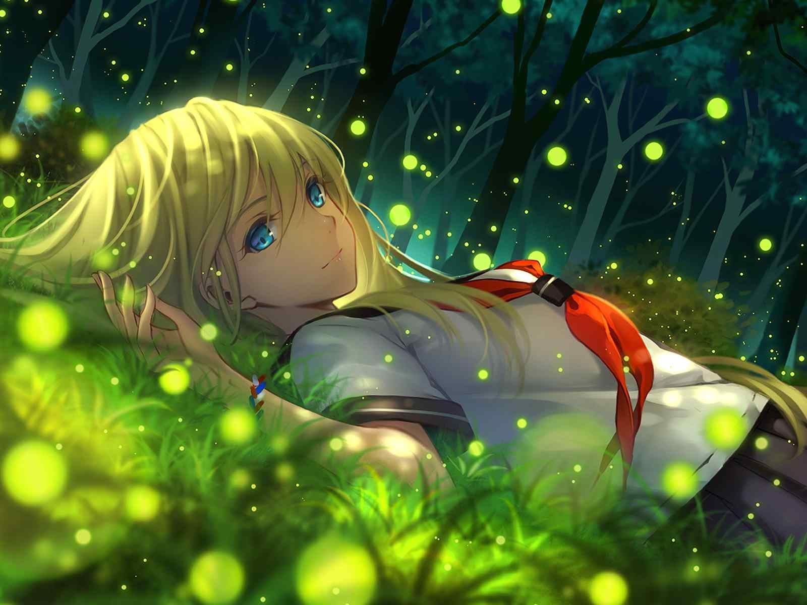 everlasting summer, girl, anime 1600x1200 Resolution Wallpaper, HD Anime 4K Wallpaper, Image, Photo and Background