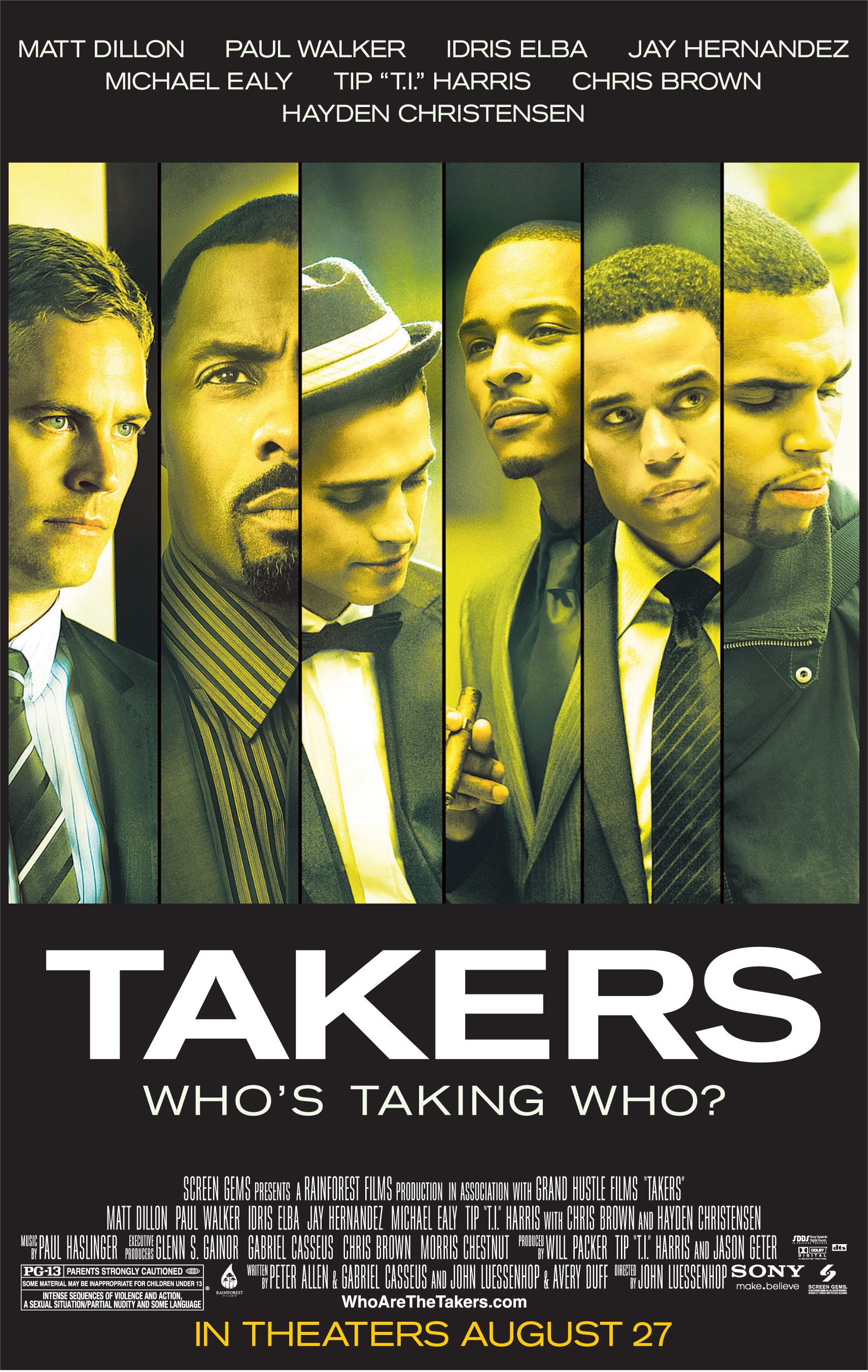 Takers (2010) Movie Poster Image, Picture, Photo, Icon and Wallpaper: Ravepad place to rave about anything and everything!