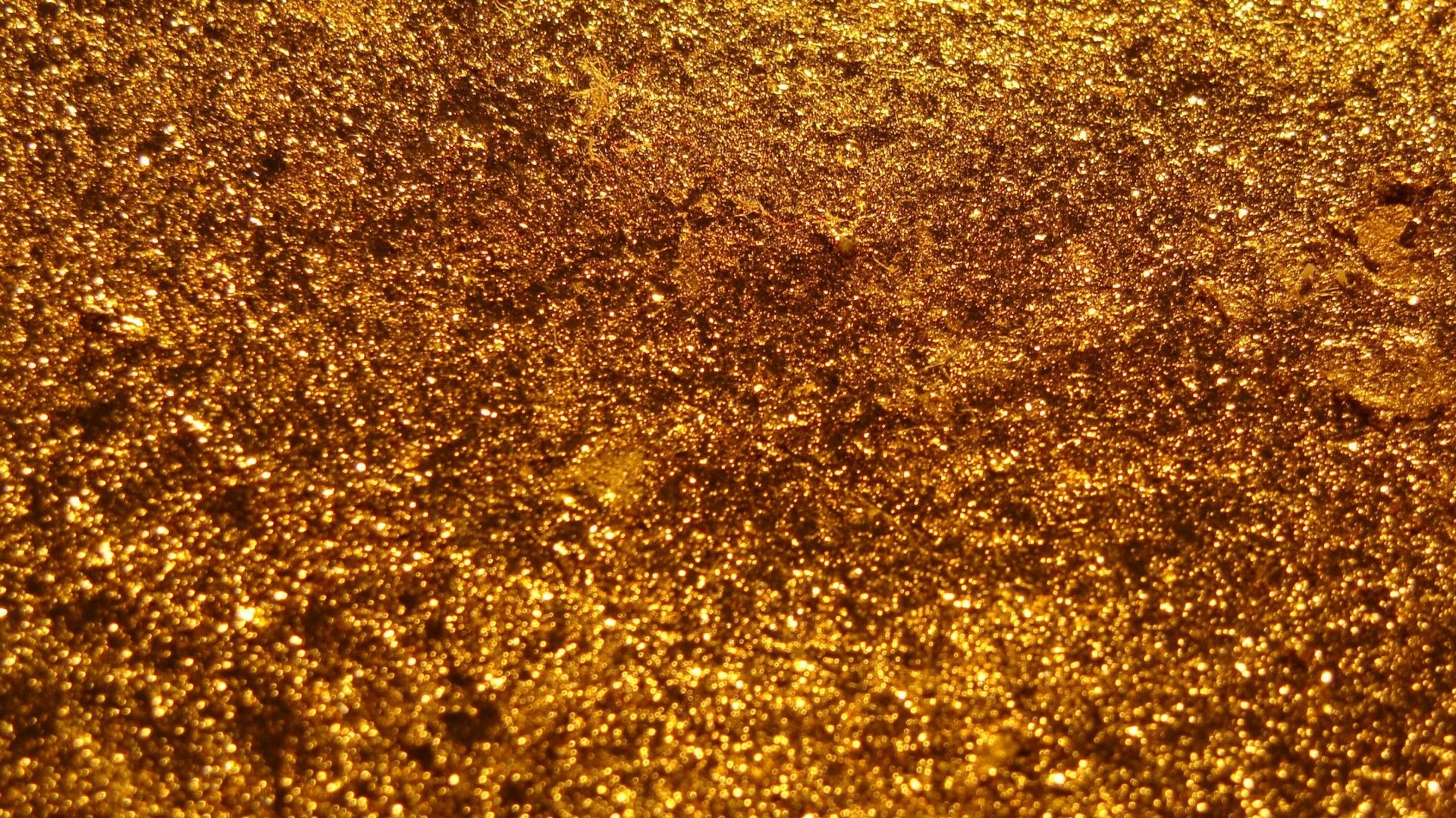 PC Wallpaper Gold Glitter Cute Wallpaper
