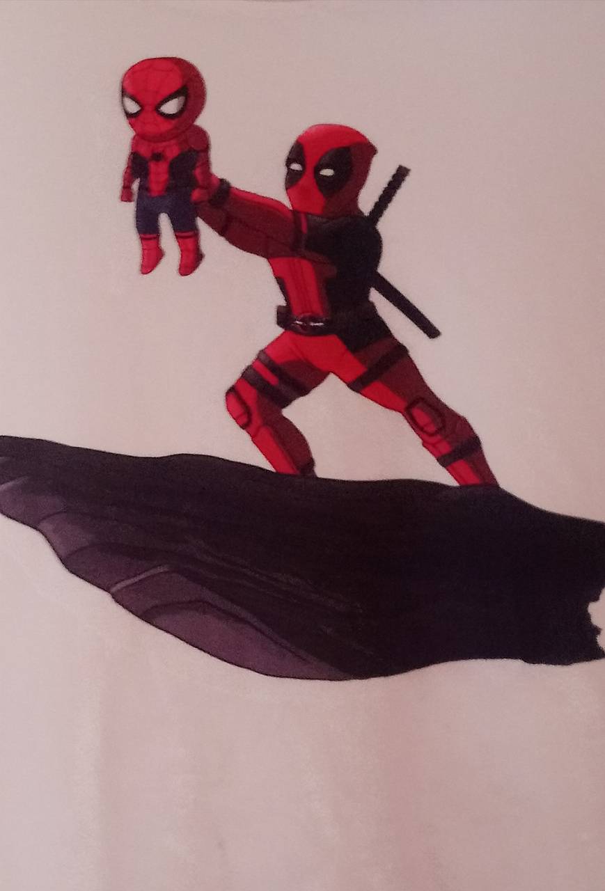 Deadpool Spiderman wallpaper