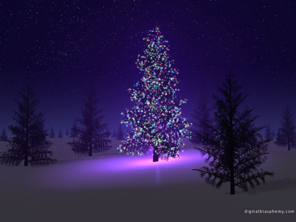 Aesthetic Christmas Purple Wallpapers - Wallpaper Cave