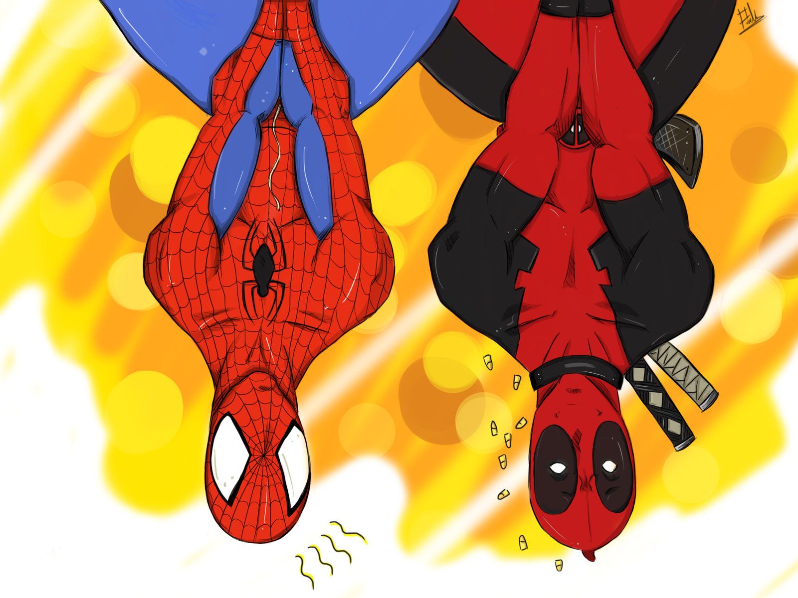 Spiderman And Deadpool Wallpaper For Android