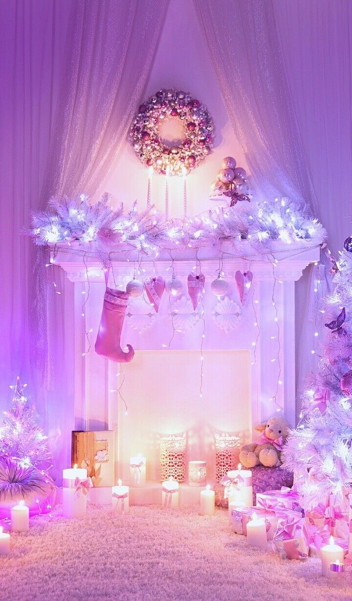 Christmas Purple Aesthetic Wallpapers - Wallpaper Cave