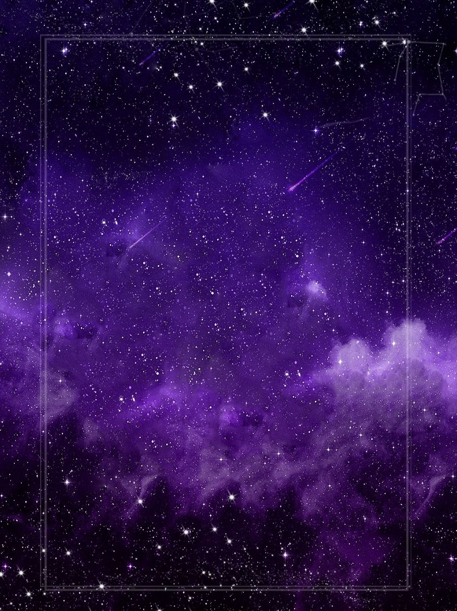 Original Beautiful Purple Star Dreamy Star River Background, Aesthetic, Business, Starry Sky Background Image for Free Download