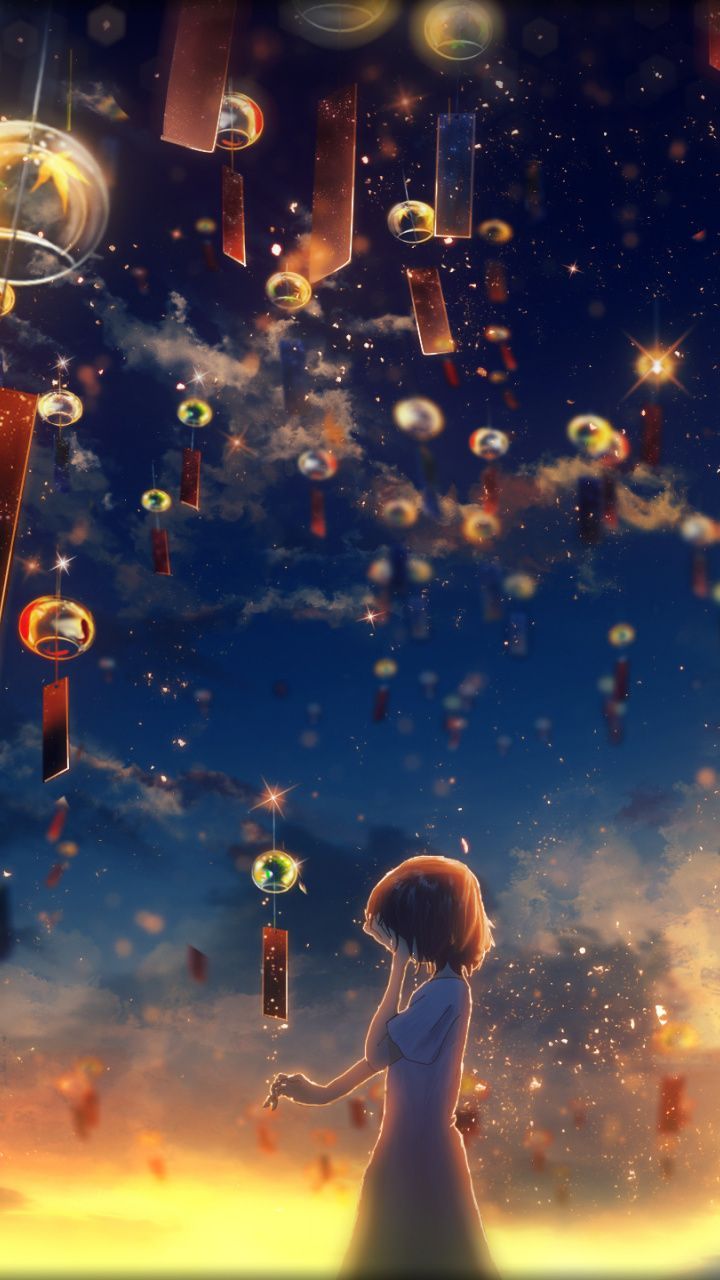 Lantern, celebration, night out, anime wallpaper. Anime scenery wallpaper, Anime background wallpaper, Anime scenery