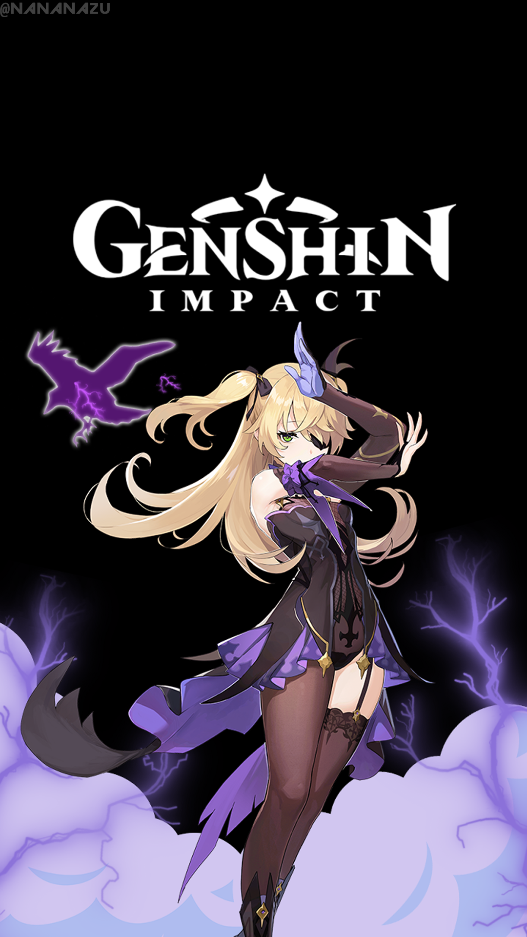 Genshin Impact Fischl Wallpaper Android. Cute anime character, Impact, Anime