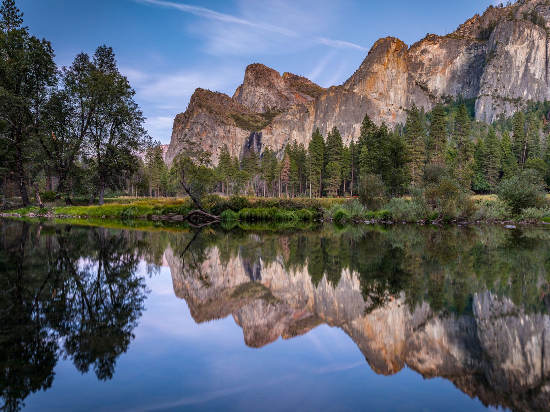 Cathedral Rock Wawona Yosemite Valley California United States Android Wallpaper For Your Desktop Or Phone 3840x2400, Wallpaper13.com