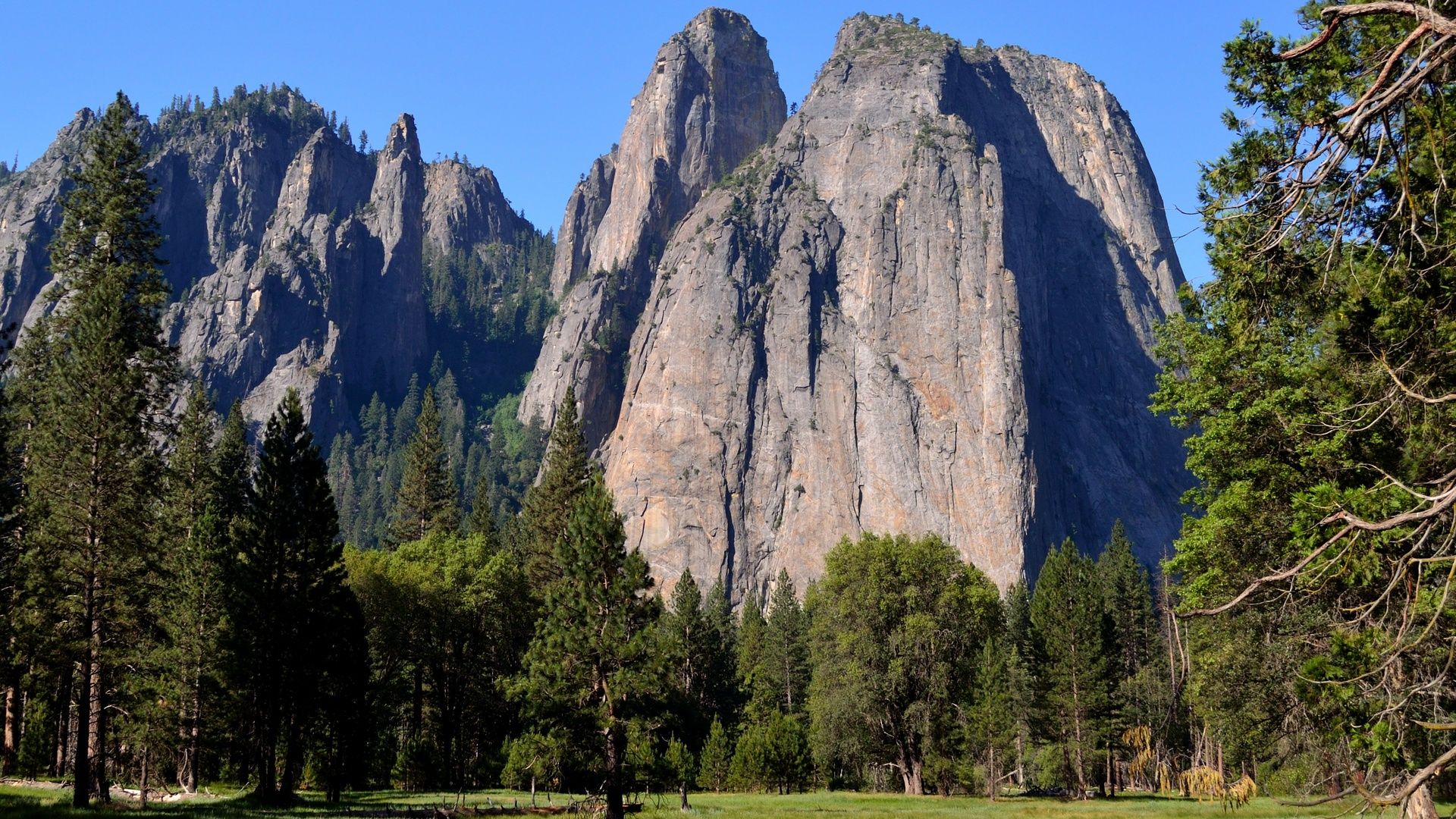 Yosemite National Park Cathedral Rocks Wallpapers - Wallpaper Cave