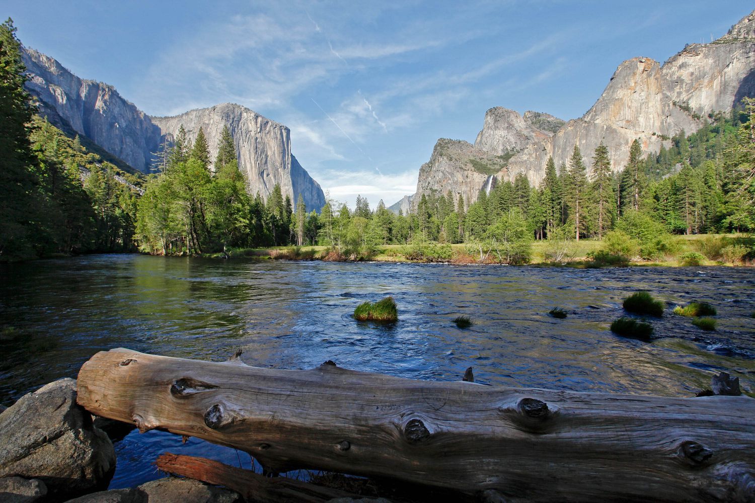 El Capitan and Cathedral Rock, Yosemite