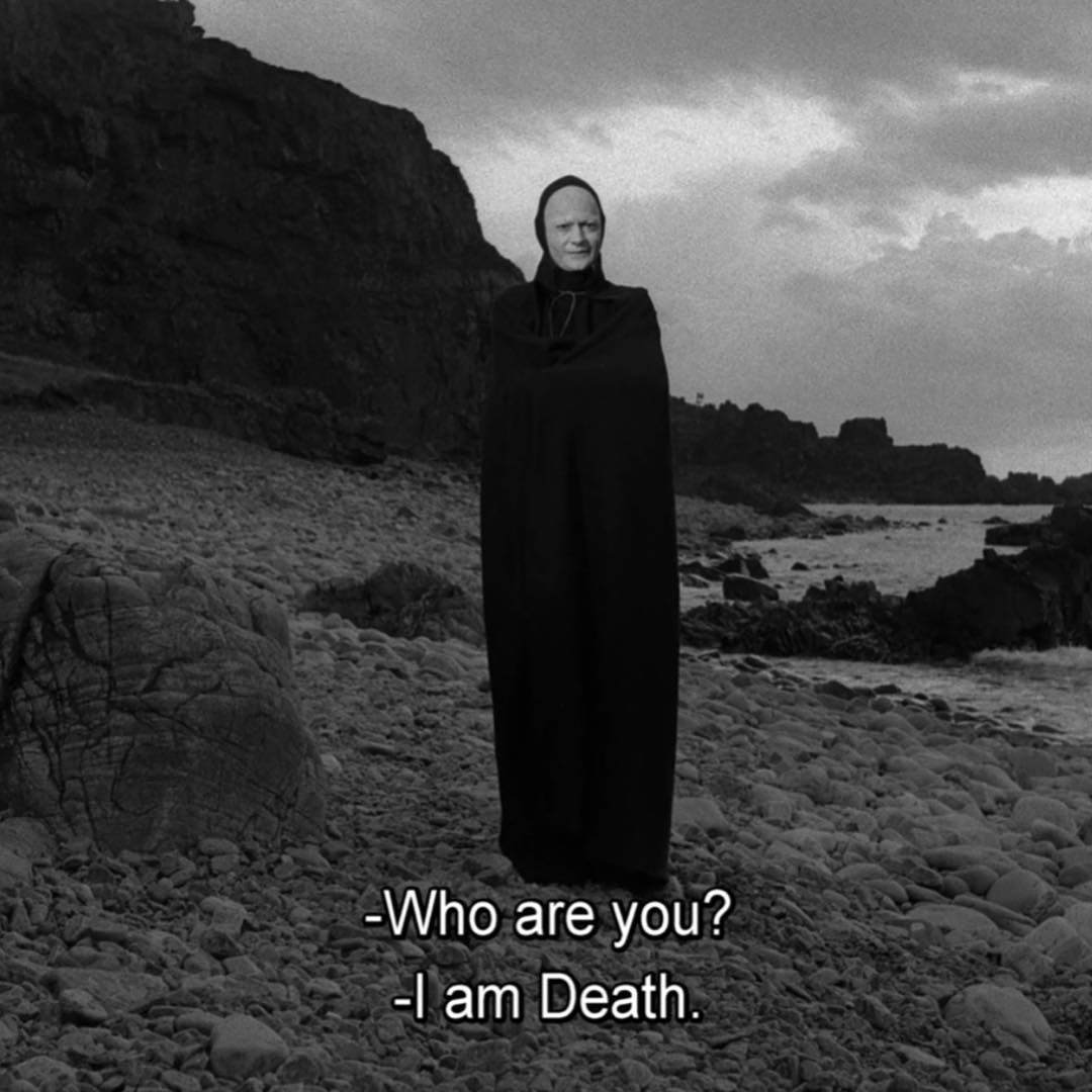 differ. tv on Instagram: “The Seventh Seal (Ingmar Bergman, 1957)”. The seventh seal, Bergman movies, Film quote poster