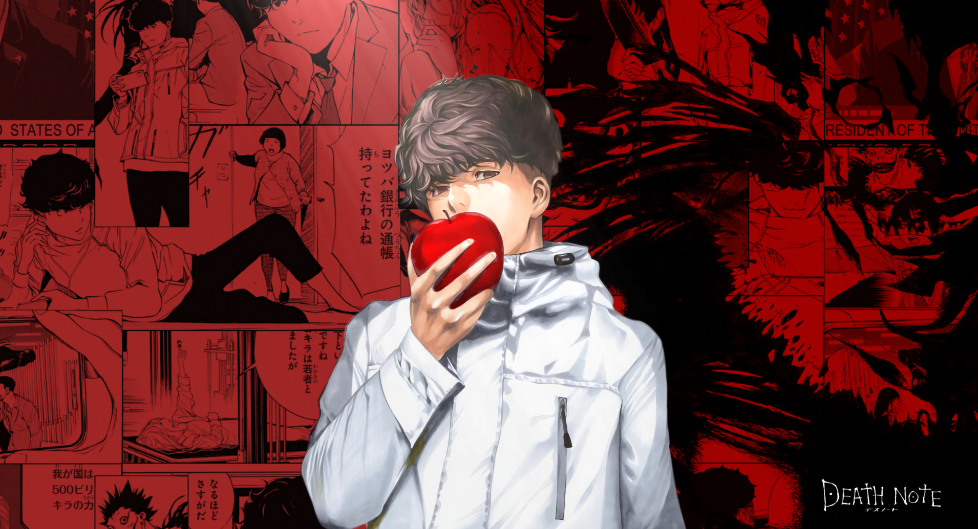 If anyone uses Wallpaper Engine, I made an animated wallpaper of Minoru: deathnote