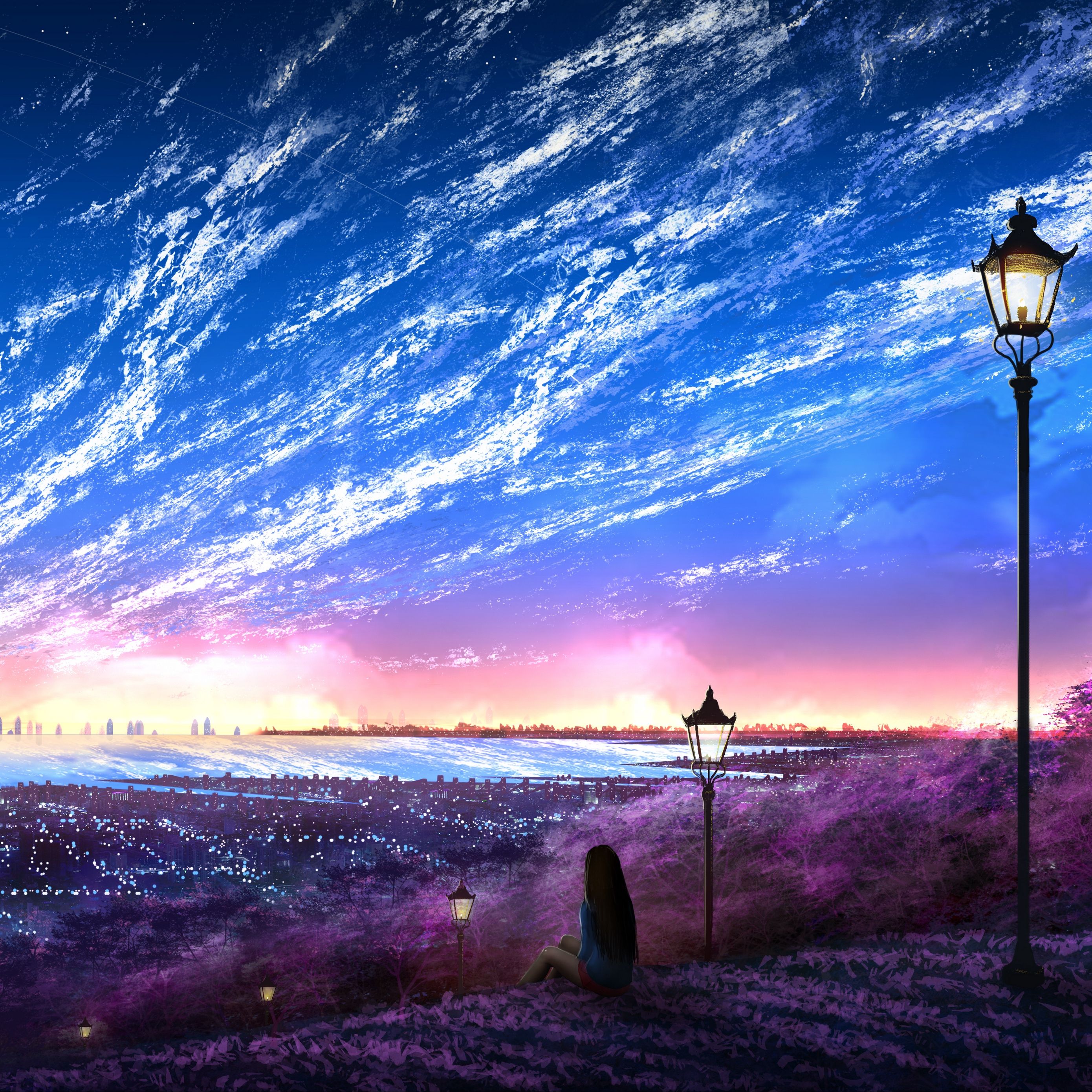 Anime Evening Wallpapers Wallpaper Cave