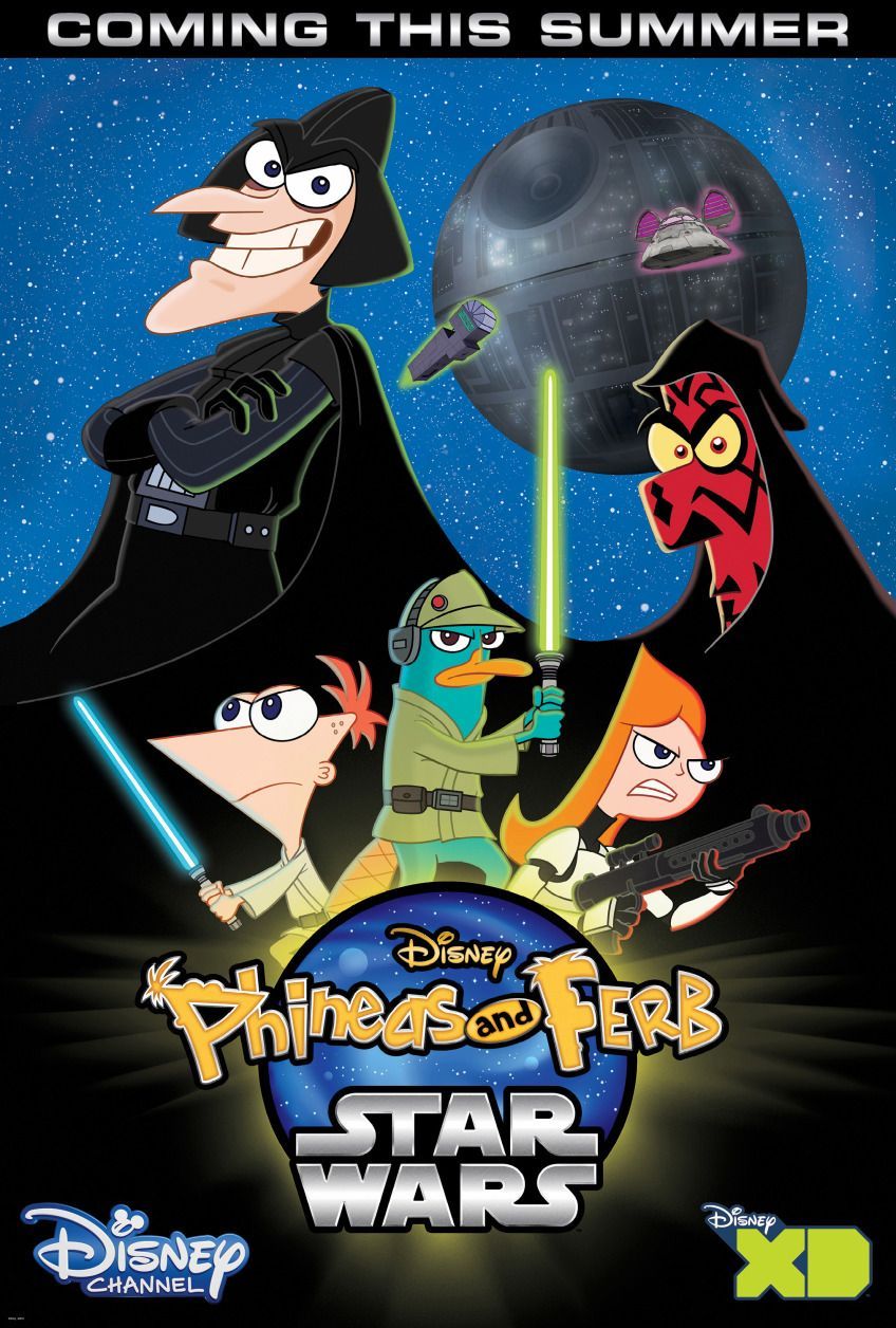 Hero Complex. Phineas and ferb, Star wars poster, Disney star wars