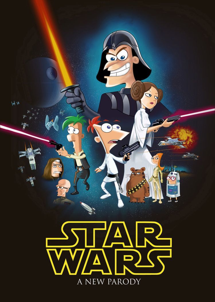 Details For PHINEAS AND FERB And STAR WARS Mash Up. Phineas And Ferb, Disney Star Wars, Star Wars Episodes
