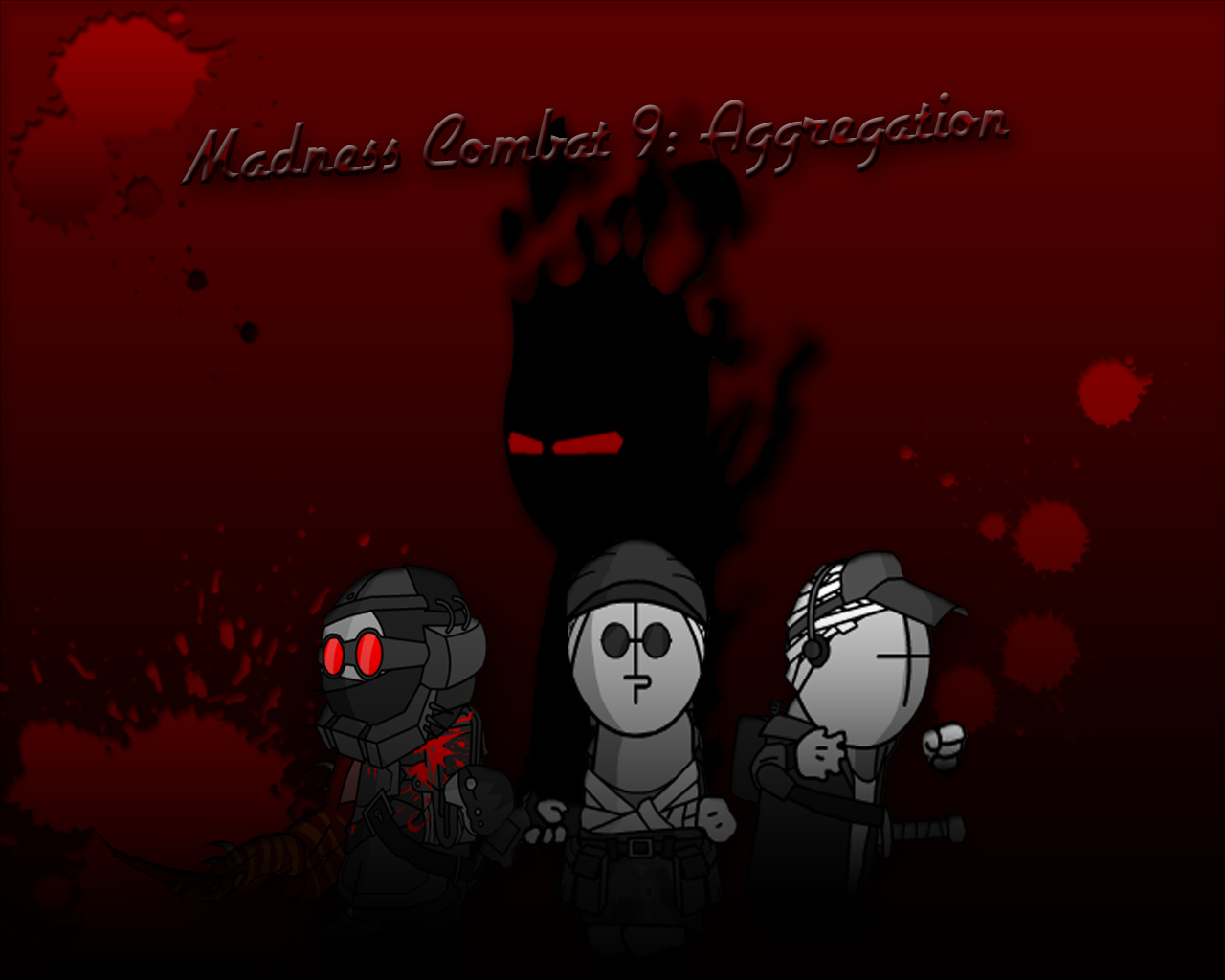 Download Madness Combat Background Red And Black Desktop