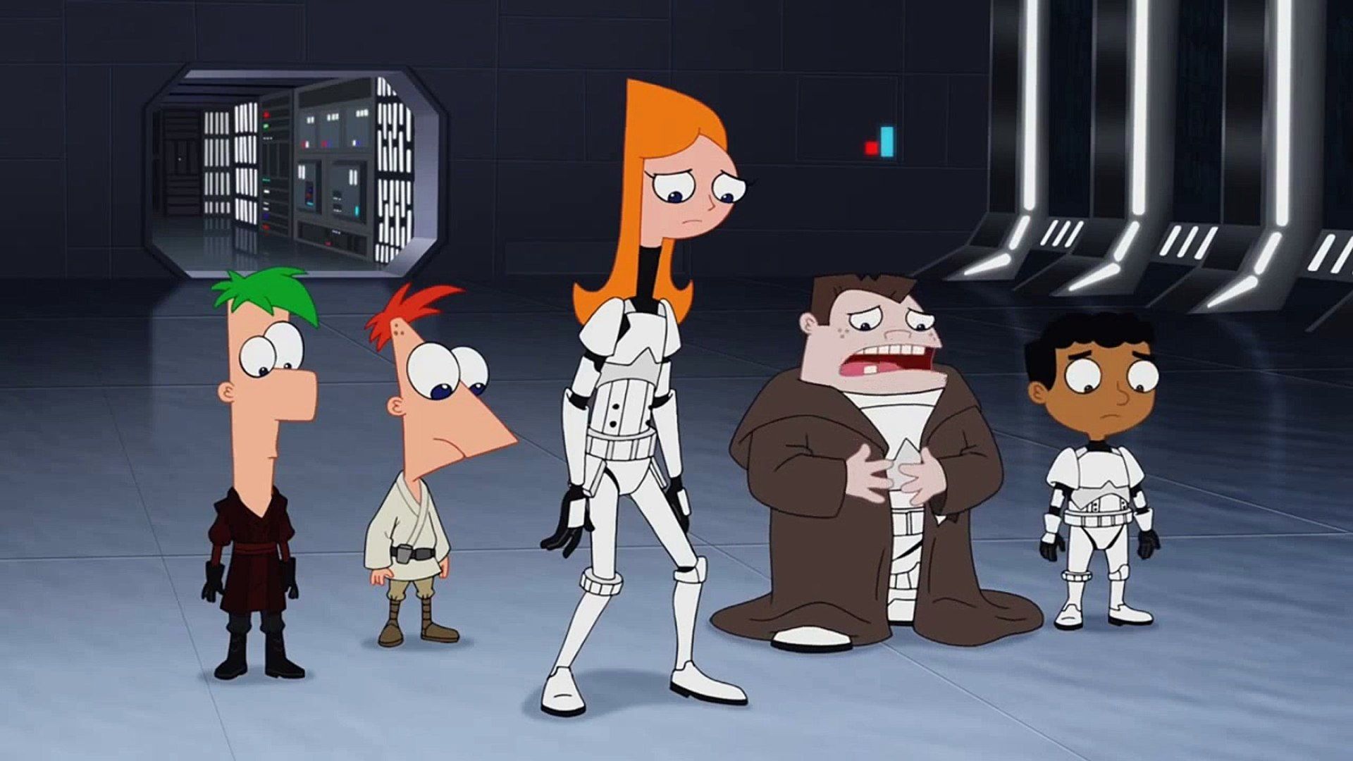 Phineas and Ferb Star Wars the Death Star [CLIP]