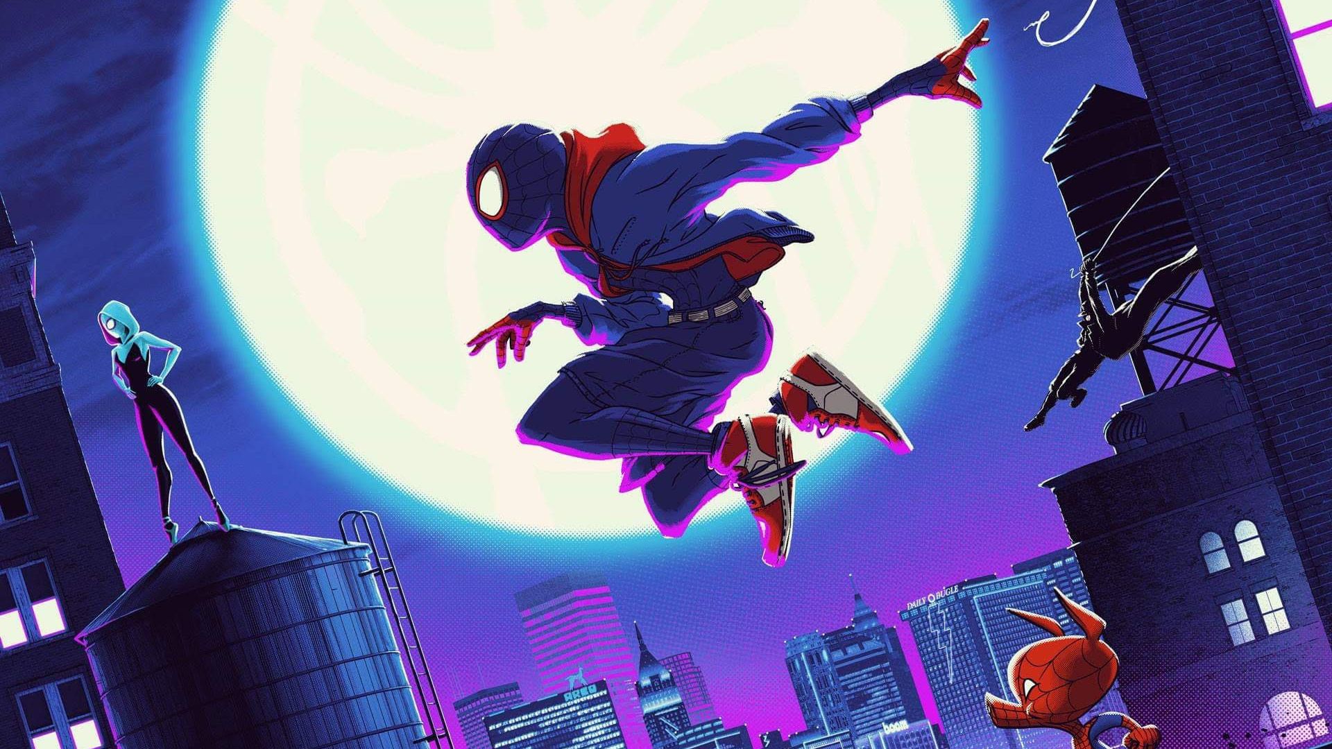 SpiderMan Into The Spider Verse Cool Art, HD Superheroes, 4k Wallpaper, Image, Background, Photo and Picture