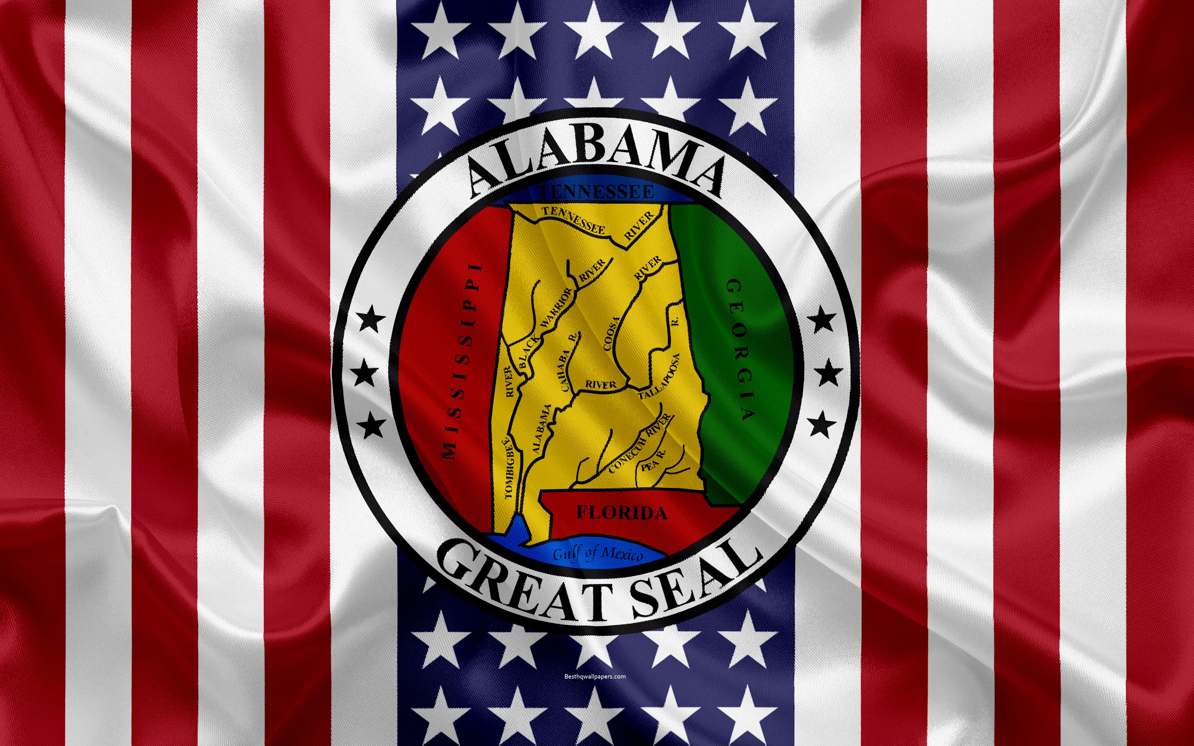 Alabama Flag Wallpapers Wallpaper Cave