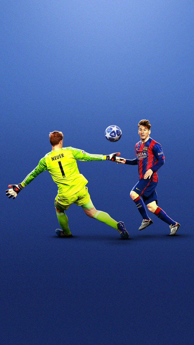 Barça Universal. Lionel Messi Champions League Wallpaper Lockscreen