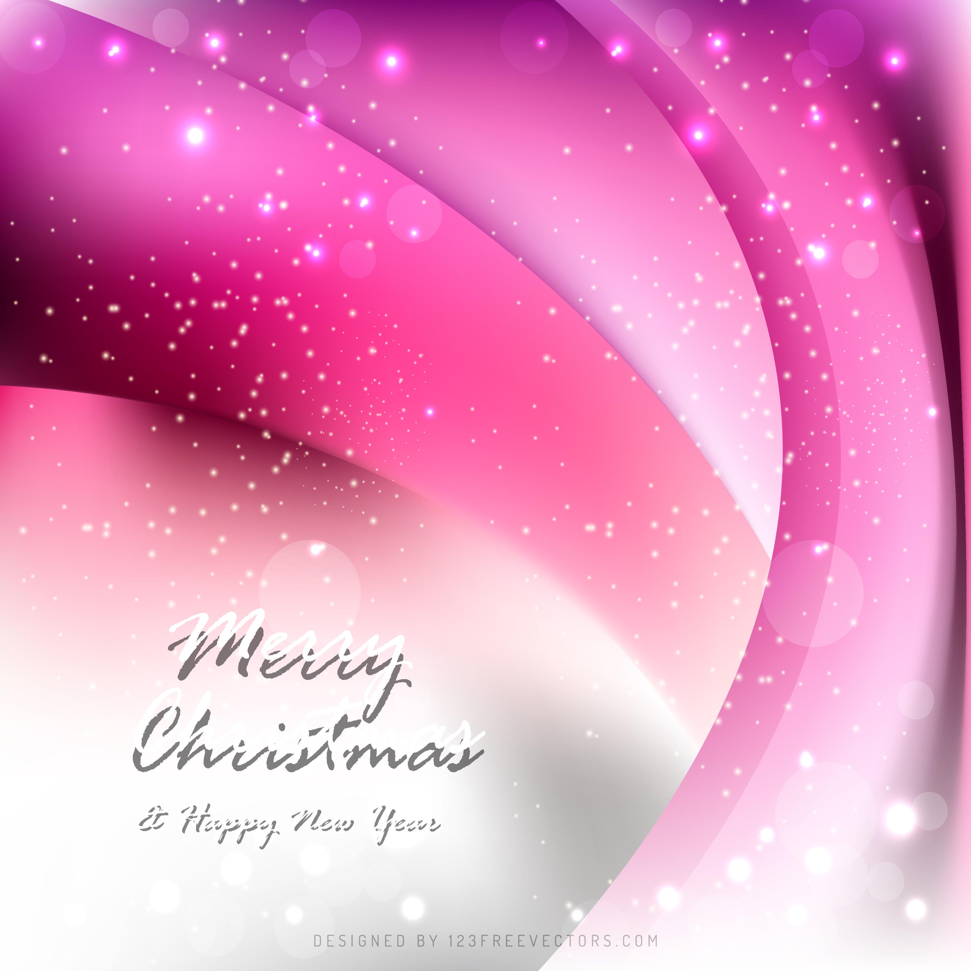 Merry Christmas Light Pink Background Image