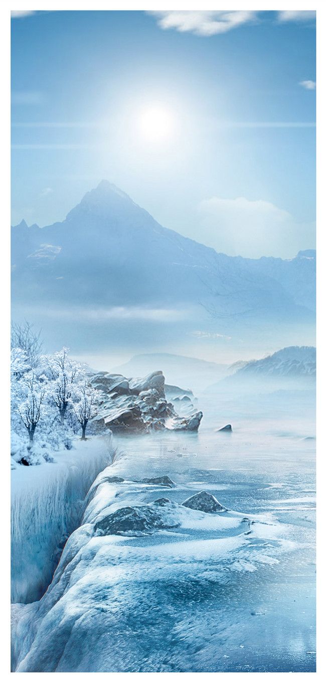 Winter Scene Mobile Phone Wallpaper Background Image Free Download 400874883 Lovepik.com