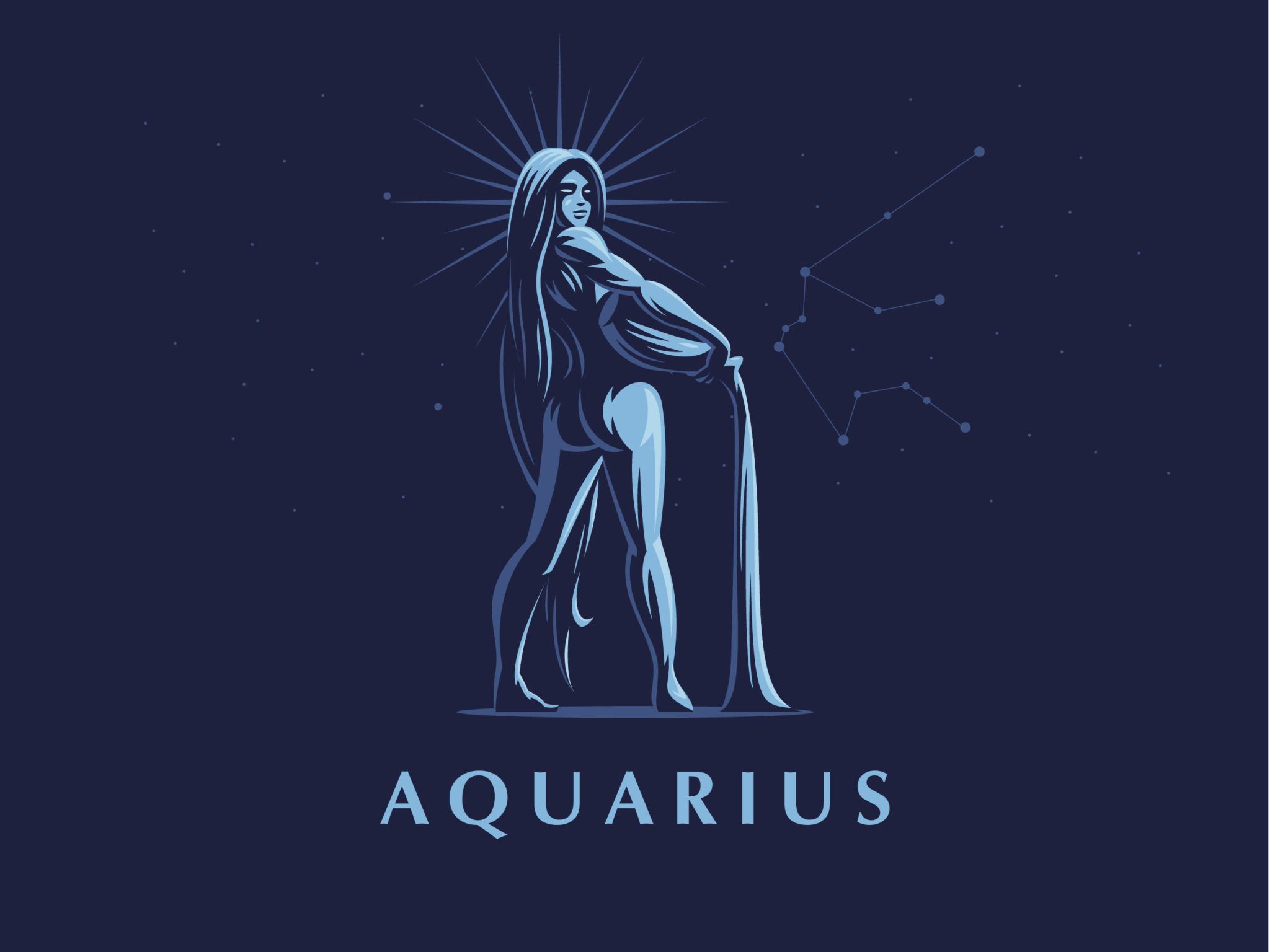 Aquarius Zodiac Wallpaper Free Aquarius Zodiac Background