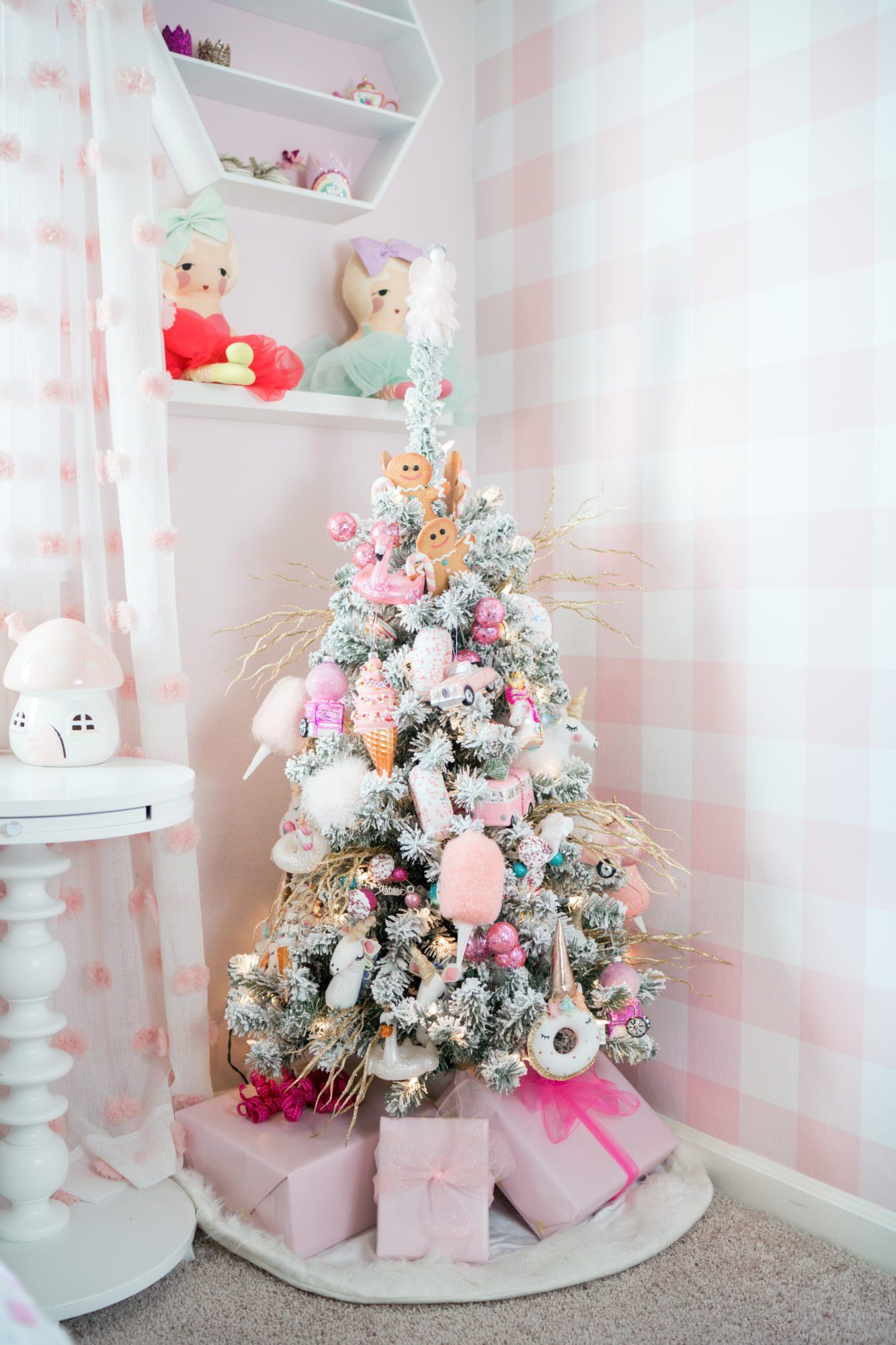 Girly Christmas Trees Wallpapers Wallpaper Cave