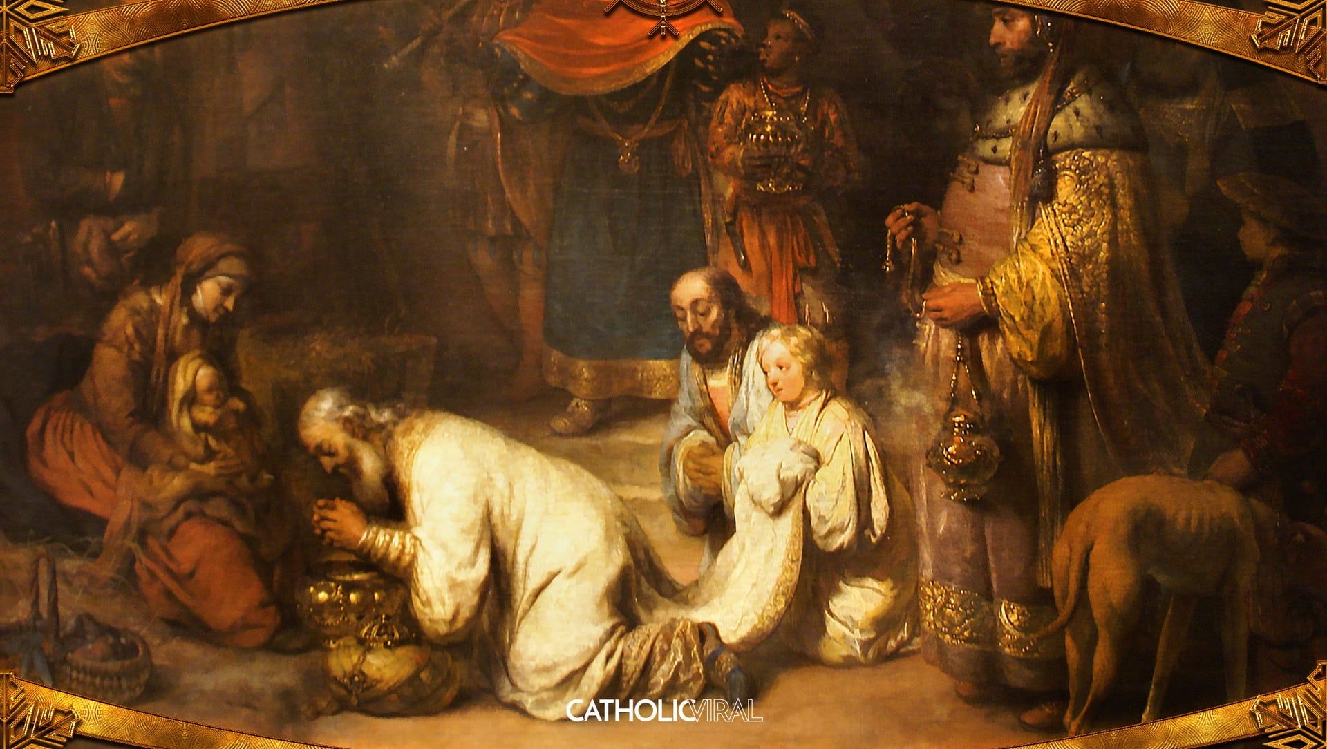 Gorgeous Classical Paintings of the Nativity- HD Christmas Wallpaper CatholicViral