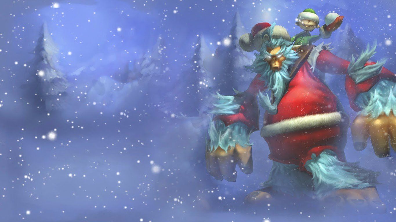 Free download christmas skin league of legends LoL Game hd wallpapers 136.....