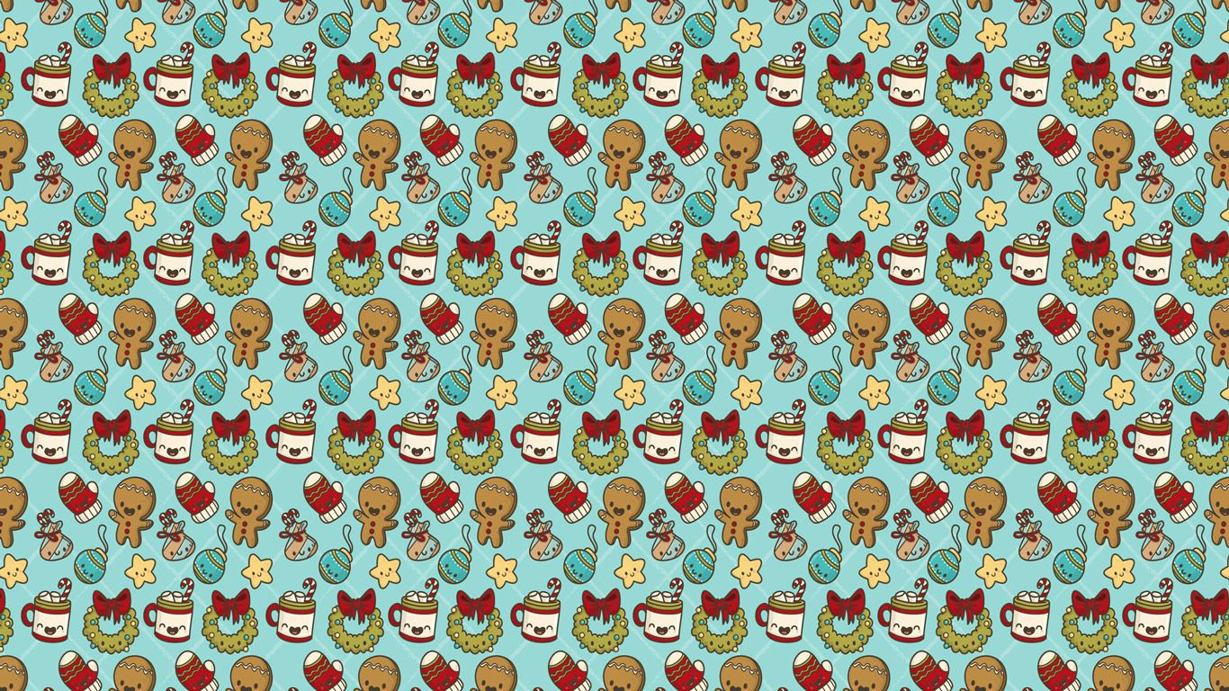 Free Cute Christmas Background, Computer Desktop Wallpaper, Christmas Background Free