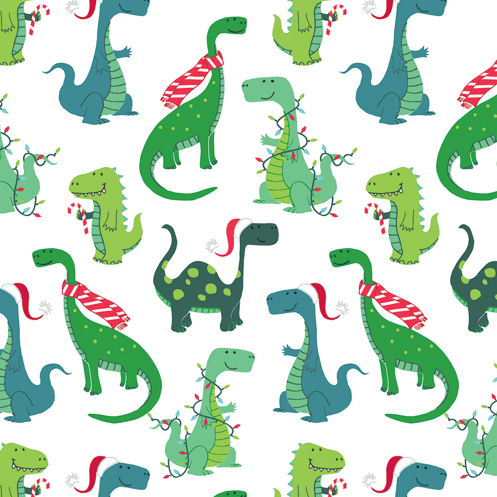 Decked Out Dinos 10 FT Jumbo Roll. Christmas doodles, Christmas gift packaging, Christmas phone wallpaper