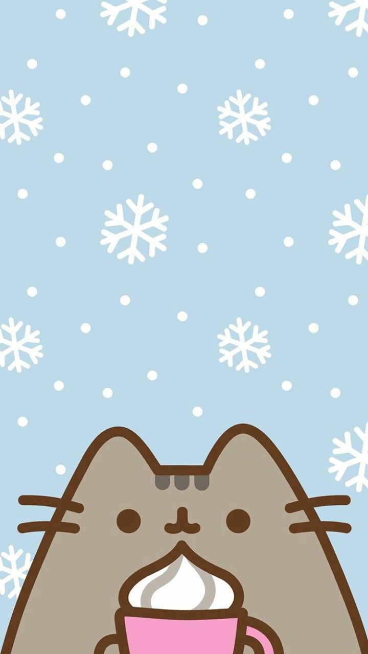 Wallpaper Pusheen Christmas