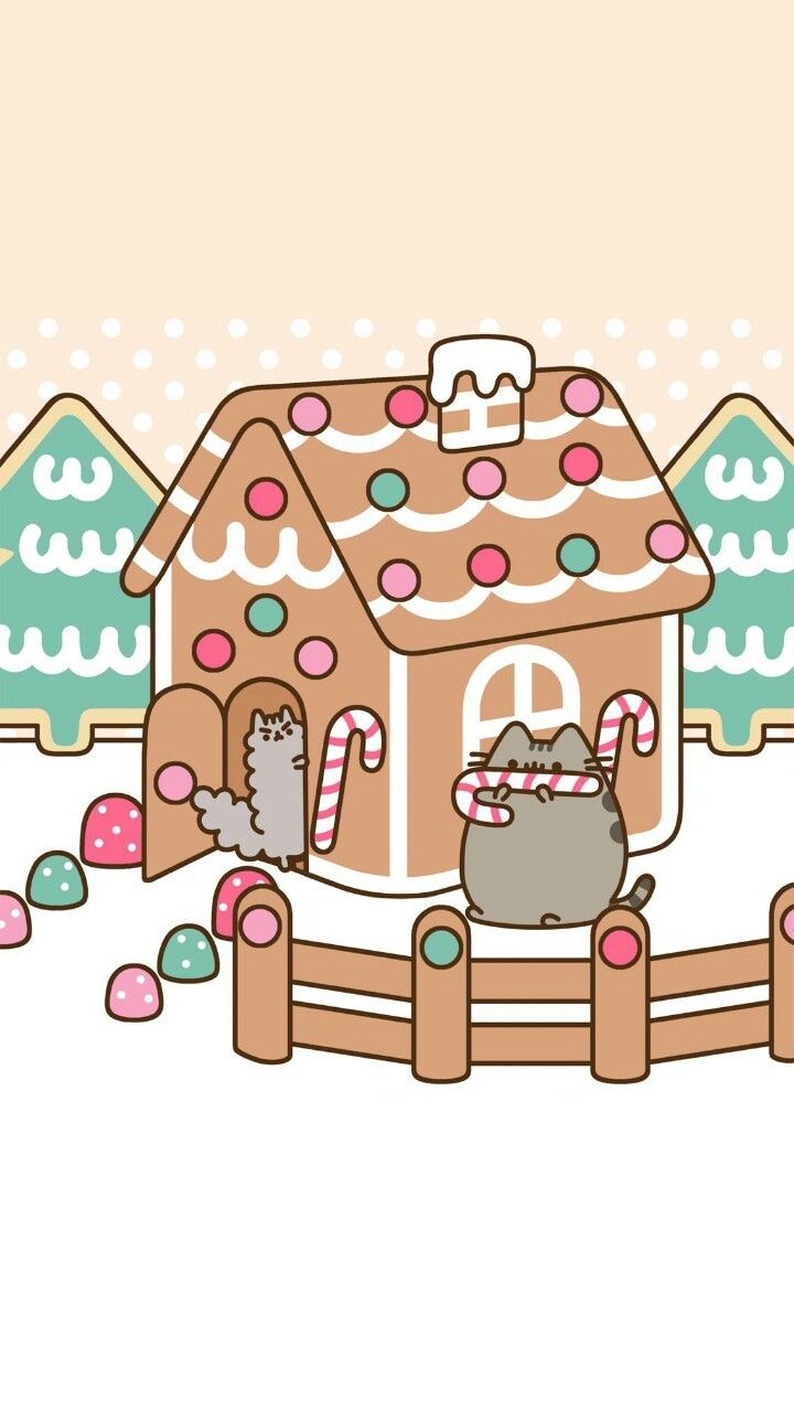 Winter Pusheen Cat Wallpapers Wallpaper Cave