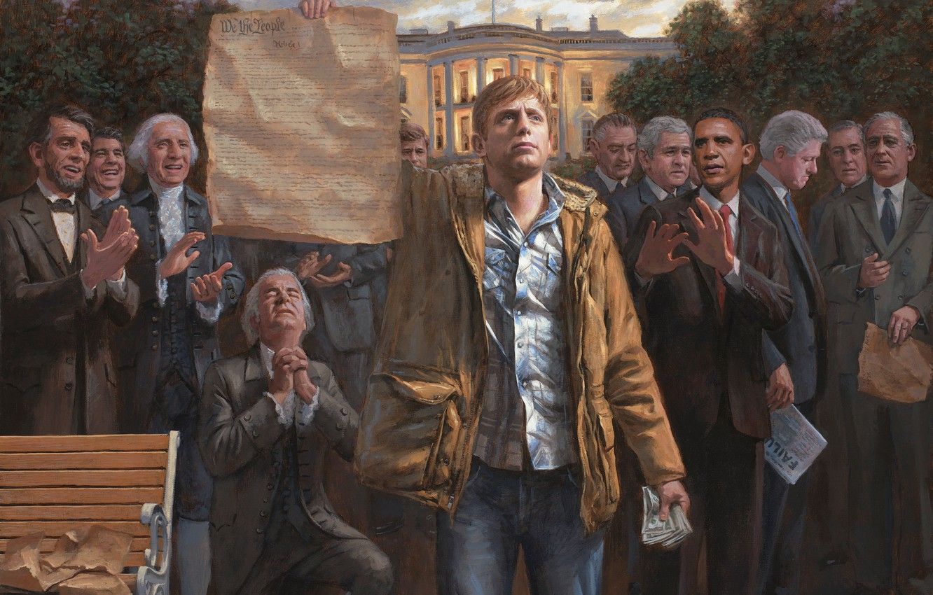 Wallpaper America, Washington, presidents, USA, Barack Obama, The white house, George Bush, Abram Lincoln image for desktop, section ситуации