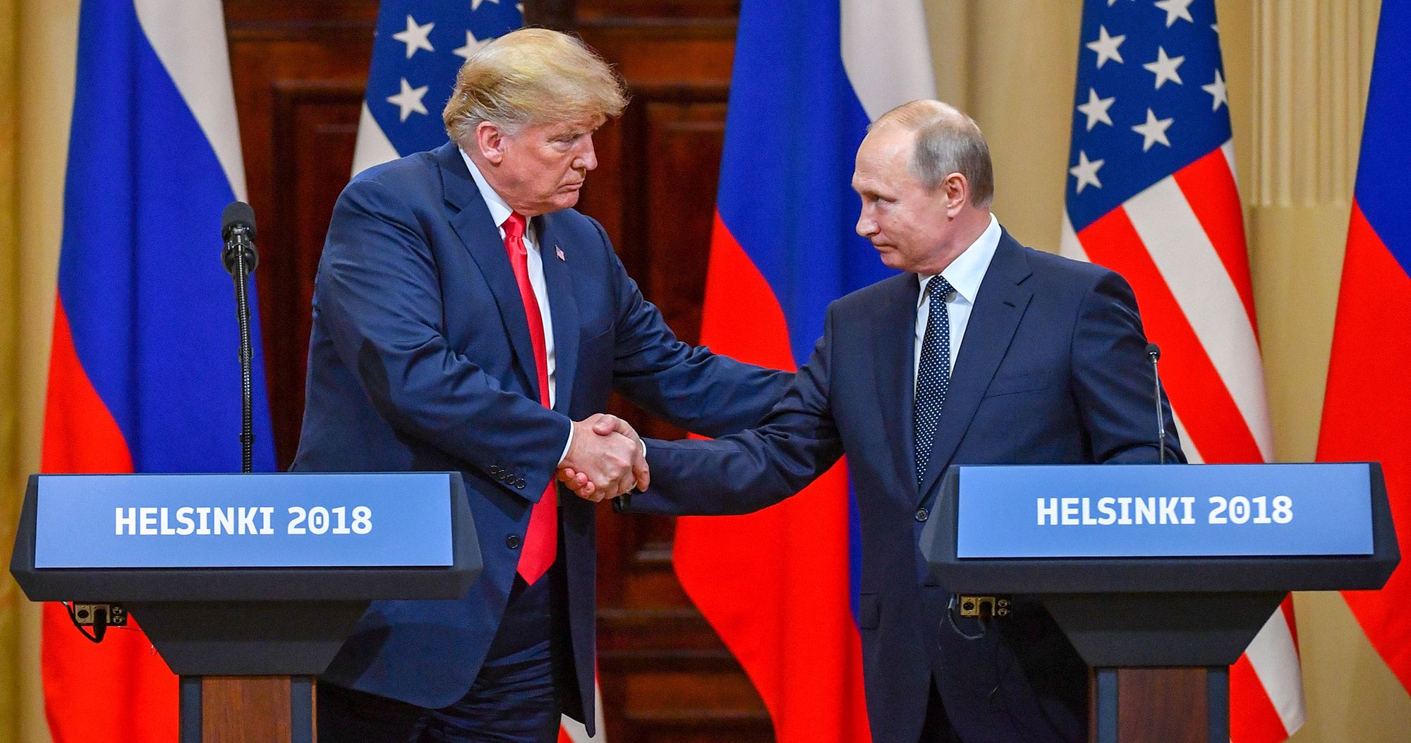In picture: Trump meets with Putin
