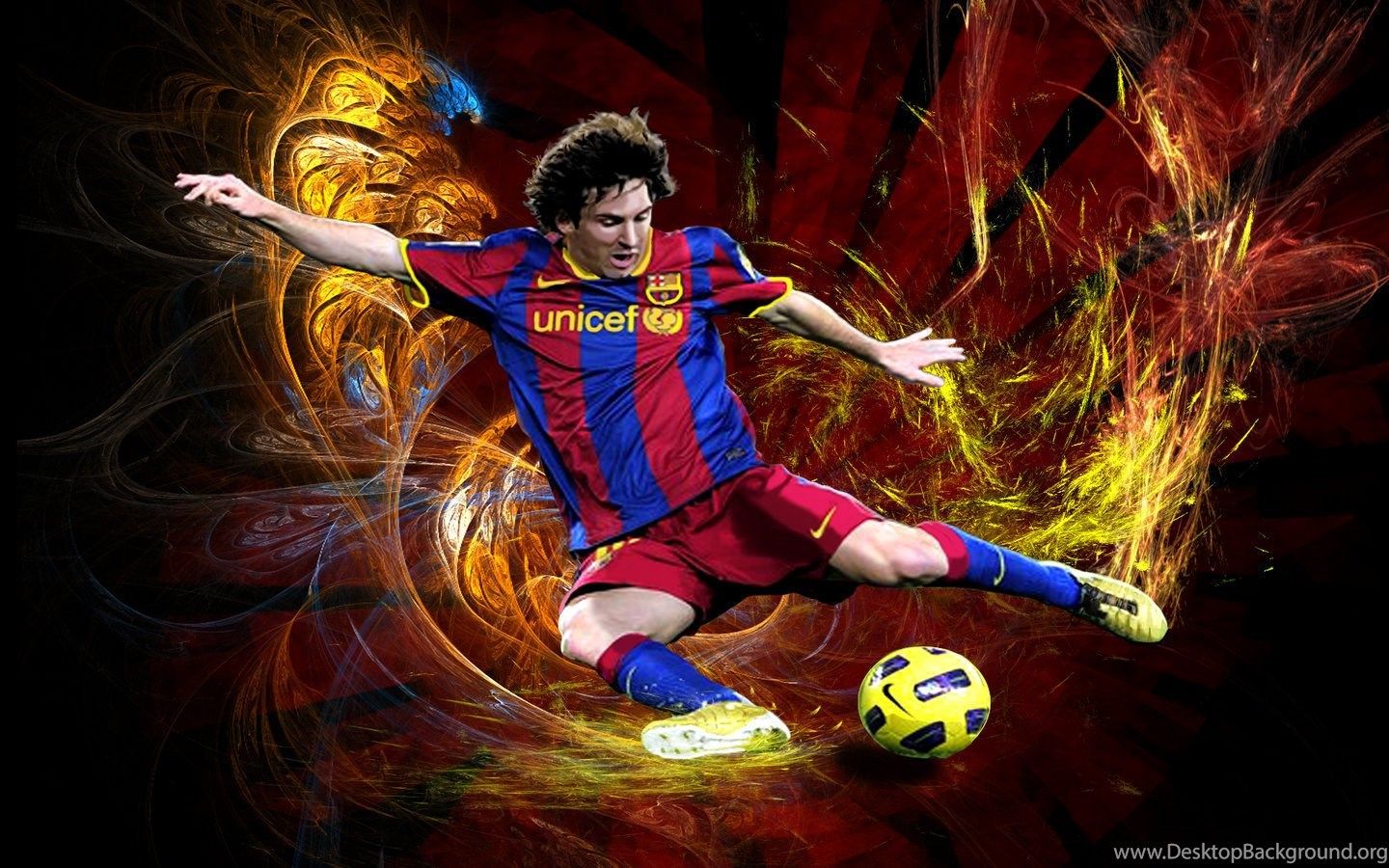 Lionel Messi Barcelona Wallpaper HD Free Download Wallpaper Desktop Background